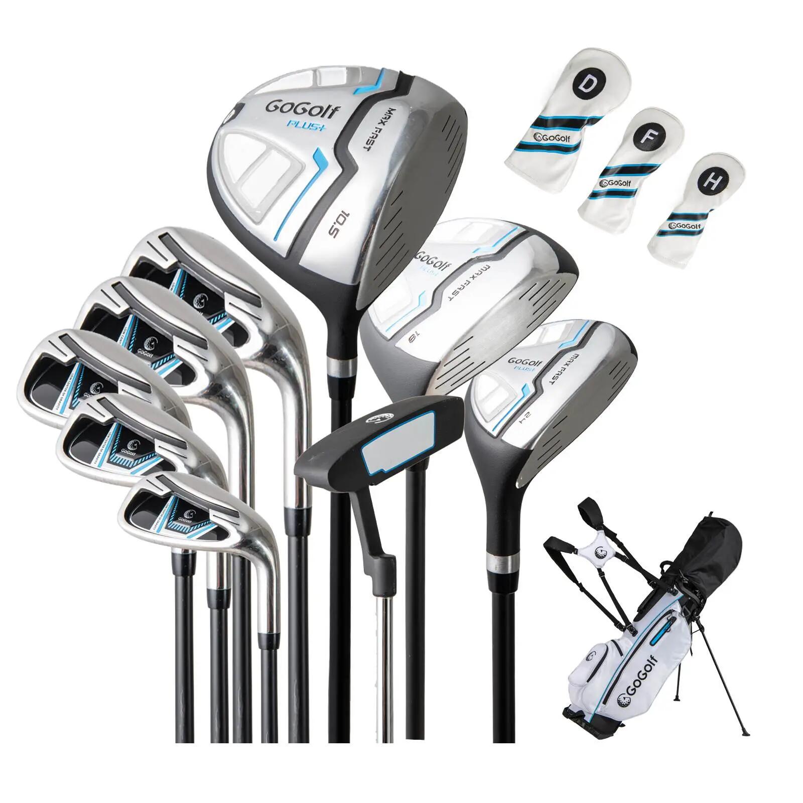 Men's Golf Set 15-Club Complete Set Right Handed with Stand Bag White