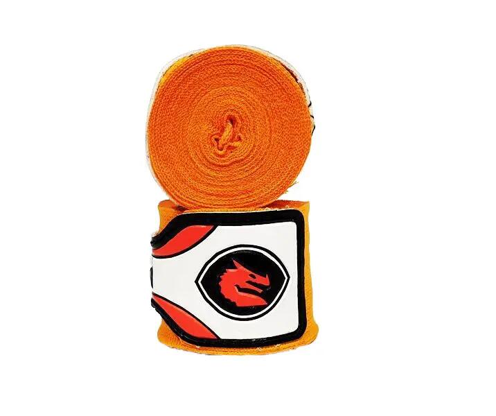Morgan Mexico Elastic Boxing Hand Wraps - 180Inch (Pair)[Orange]
