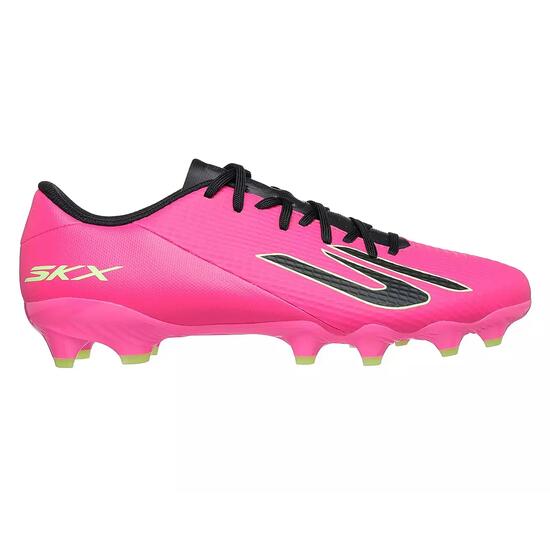 Chaussures De Foot Pour Terrain Ferme PRO Enfant (Rose / Noir)