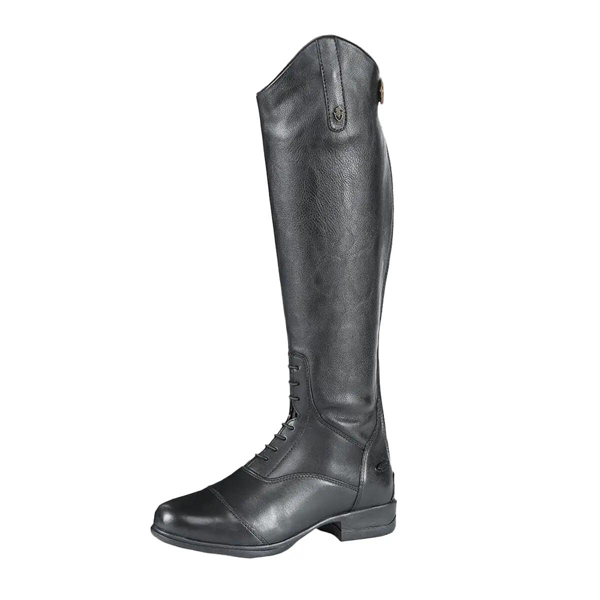 Lange Reitstiefel Gianna, Leder Kinder Schwarz 2/4