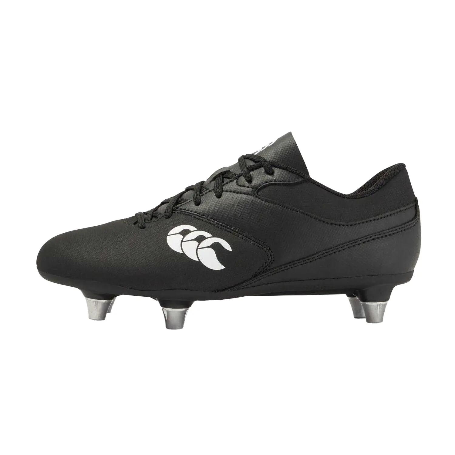 Childrens/Kids Phoenix Raze SG Regular Soft Ground Rugby Boots (Black/White) 2/6