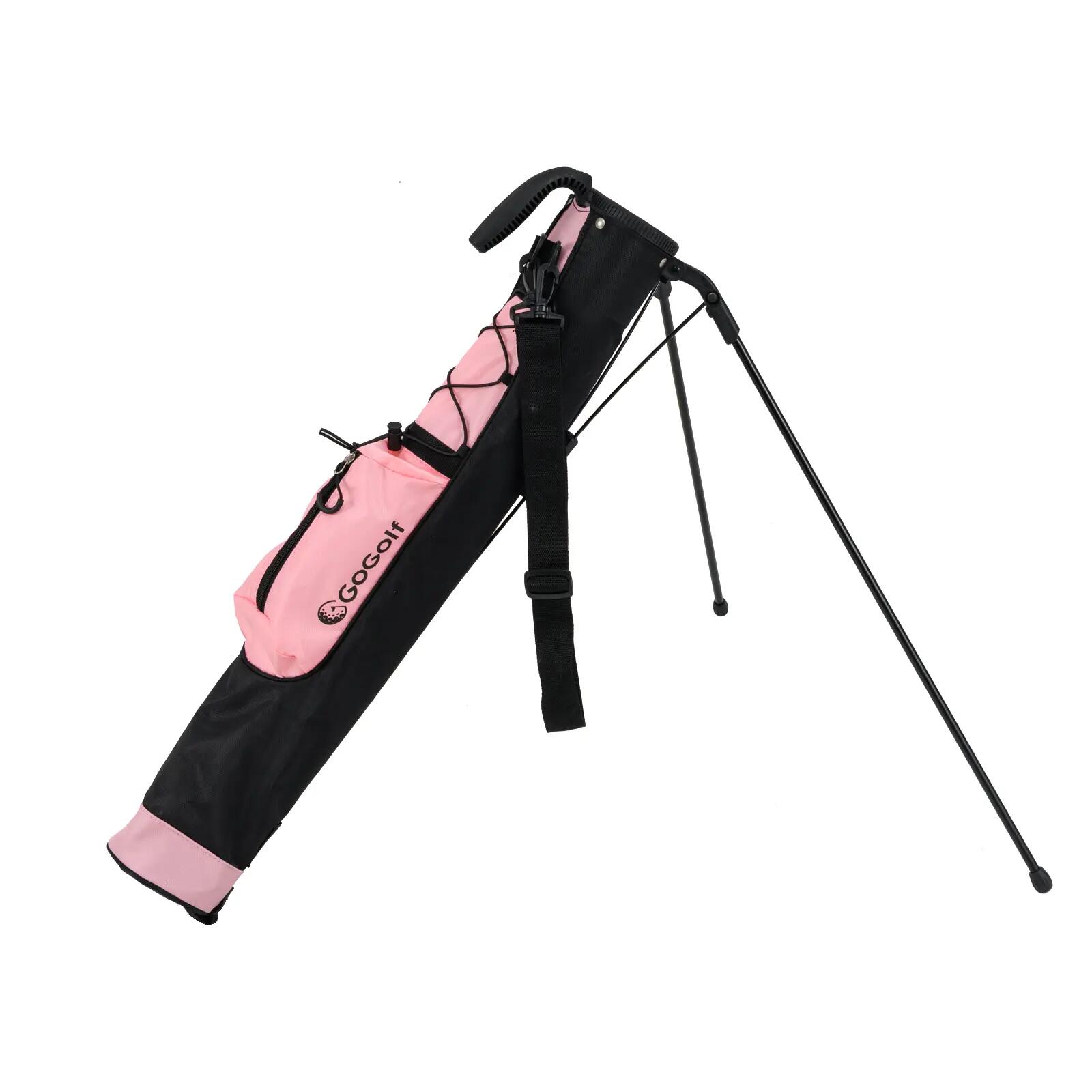 Lightweight Golf Stand Bag Pitch n Putt Golf Bag w/Pocket & Bottle Holder