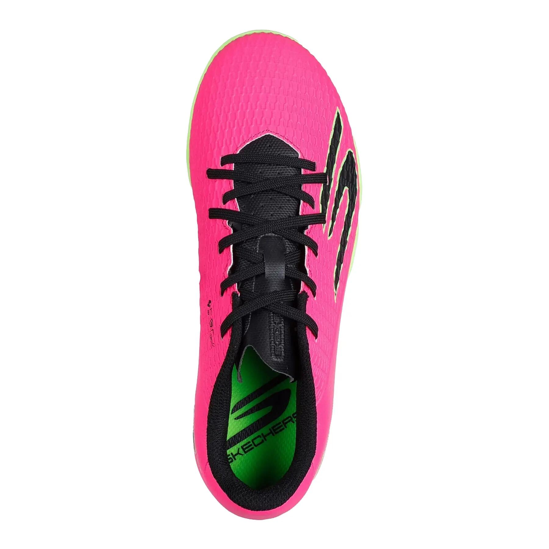 Botas de Fútbol SKX 1 para Niños/Niñas Rosa, Negro 3/6