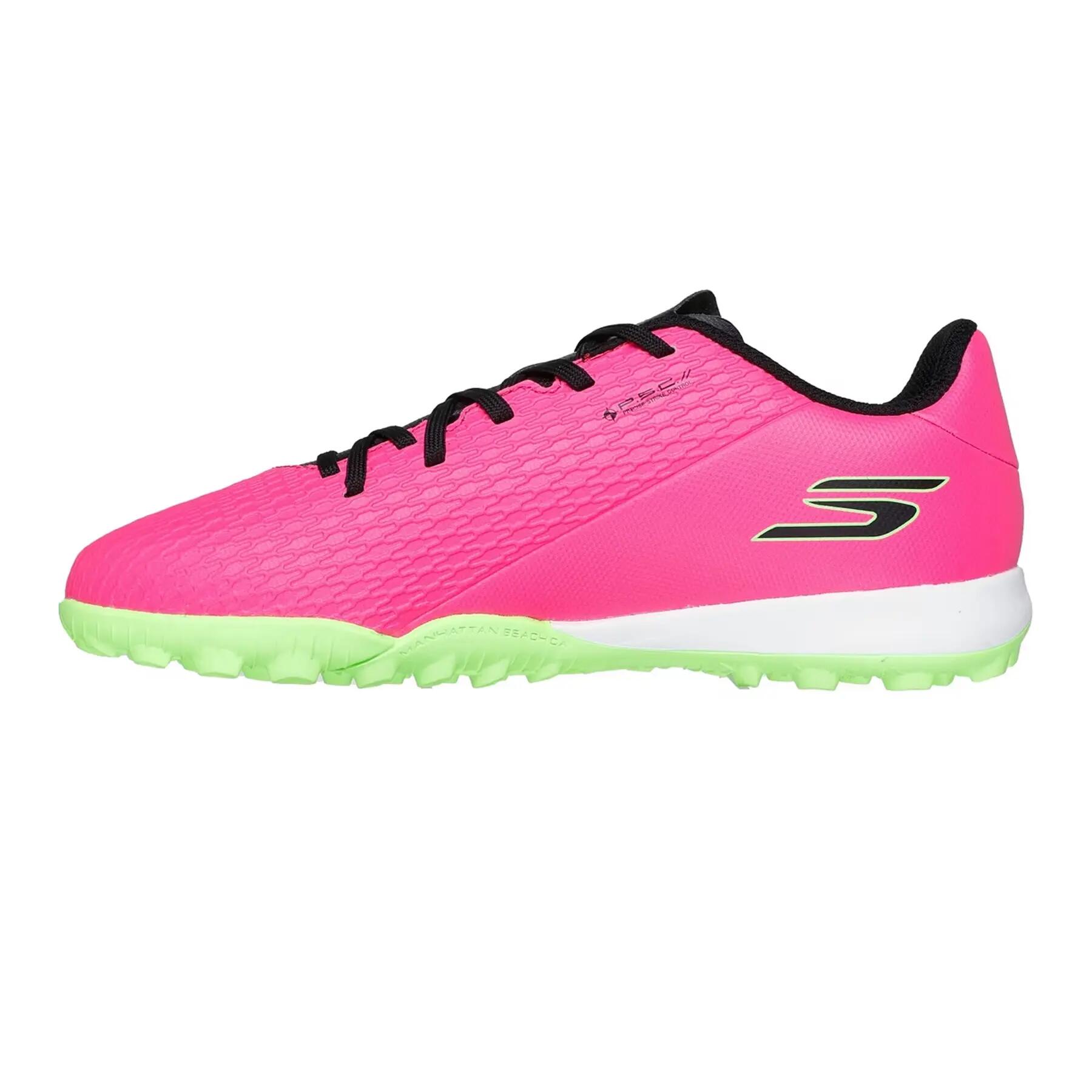 Botas de Fútbol SKX 1 para Niños/Niñas Rosa, Negro 2/6