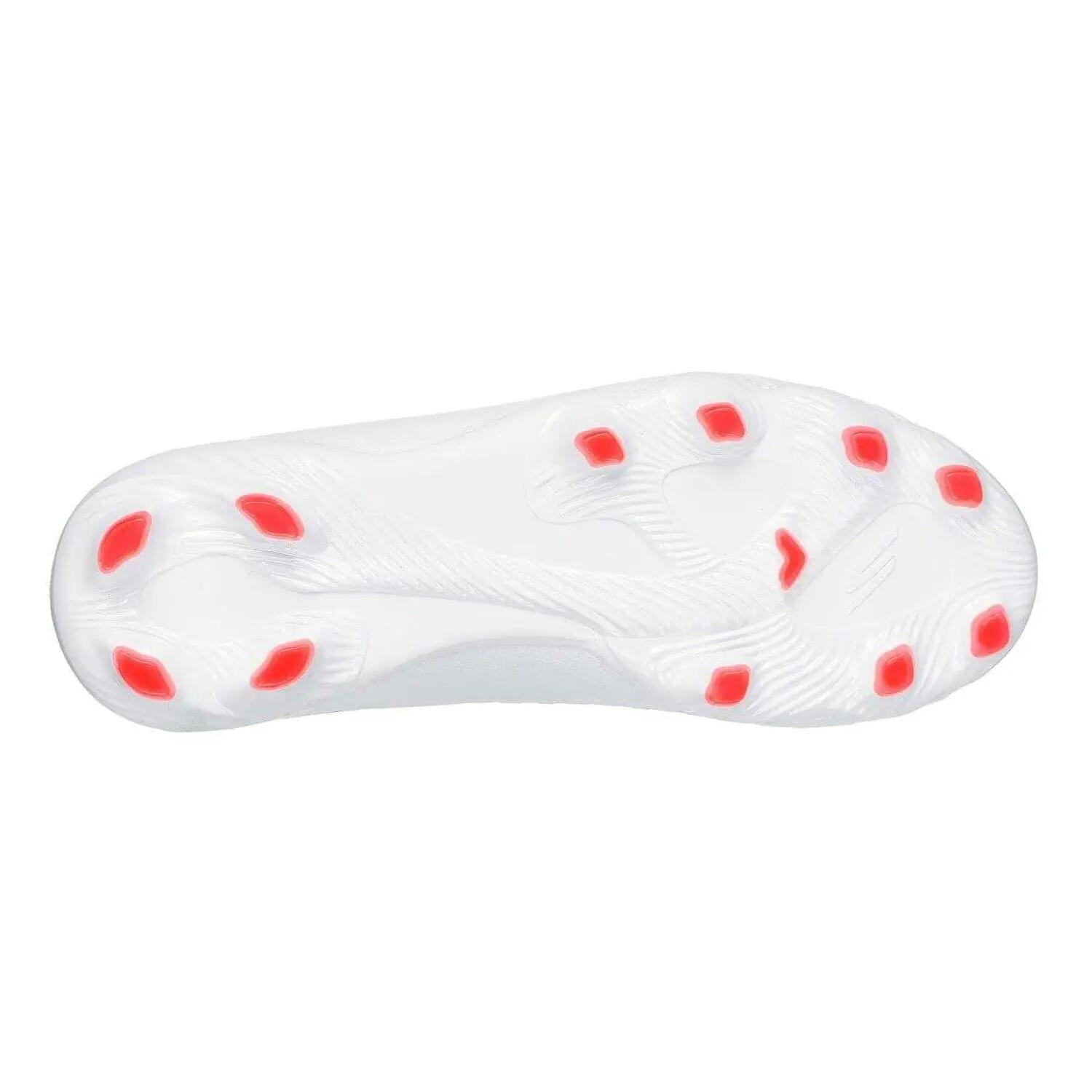 Chaussures De Foot Pour Terrain Ferme PRO Enfant (Blanc / Bleu) 4/5
