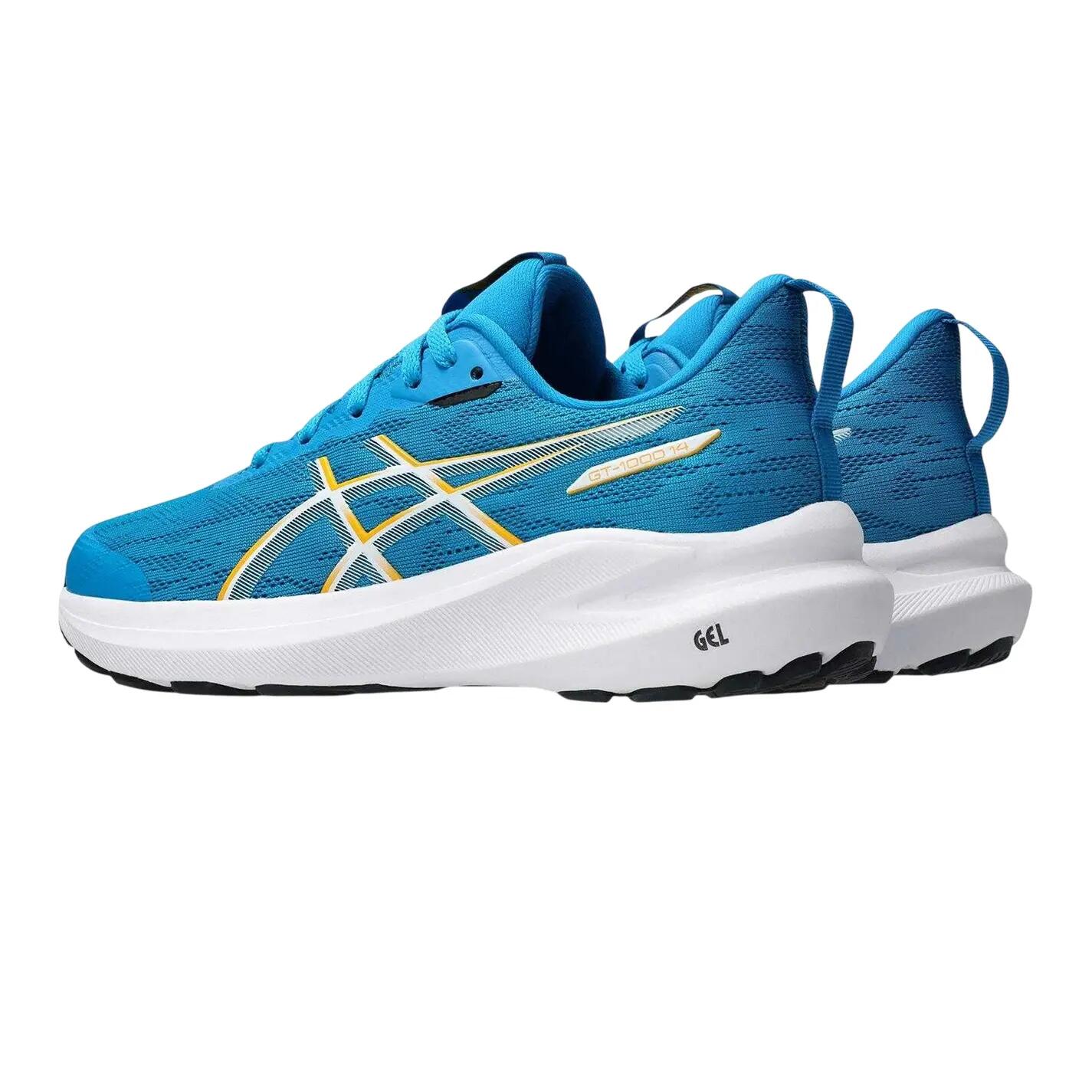 Calçado - corrida - crianças - gt-1000 14 - aegean blue/yamabuki 2/6