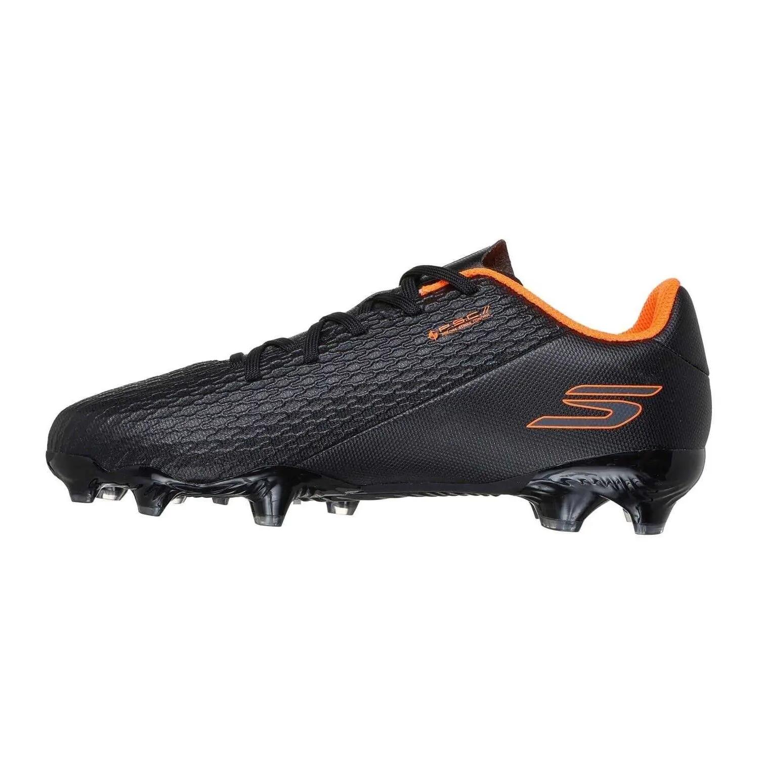 Scarpe Da Calcio Per Terreni CompattiBambini Skechers Pro Nero Arancio 2/6