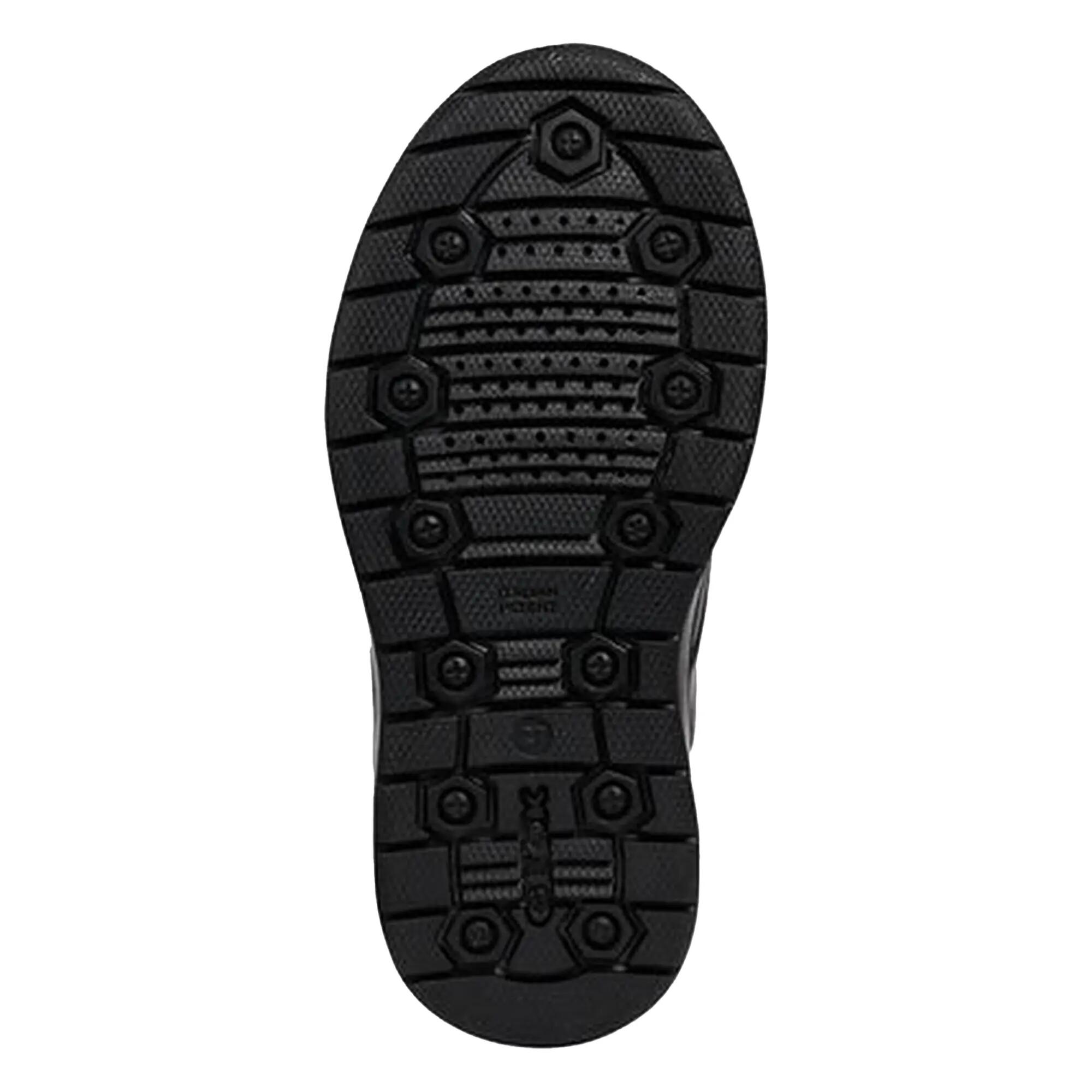 Boys Leather Riddock Touch Fastening Shoe (Black) 5/5