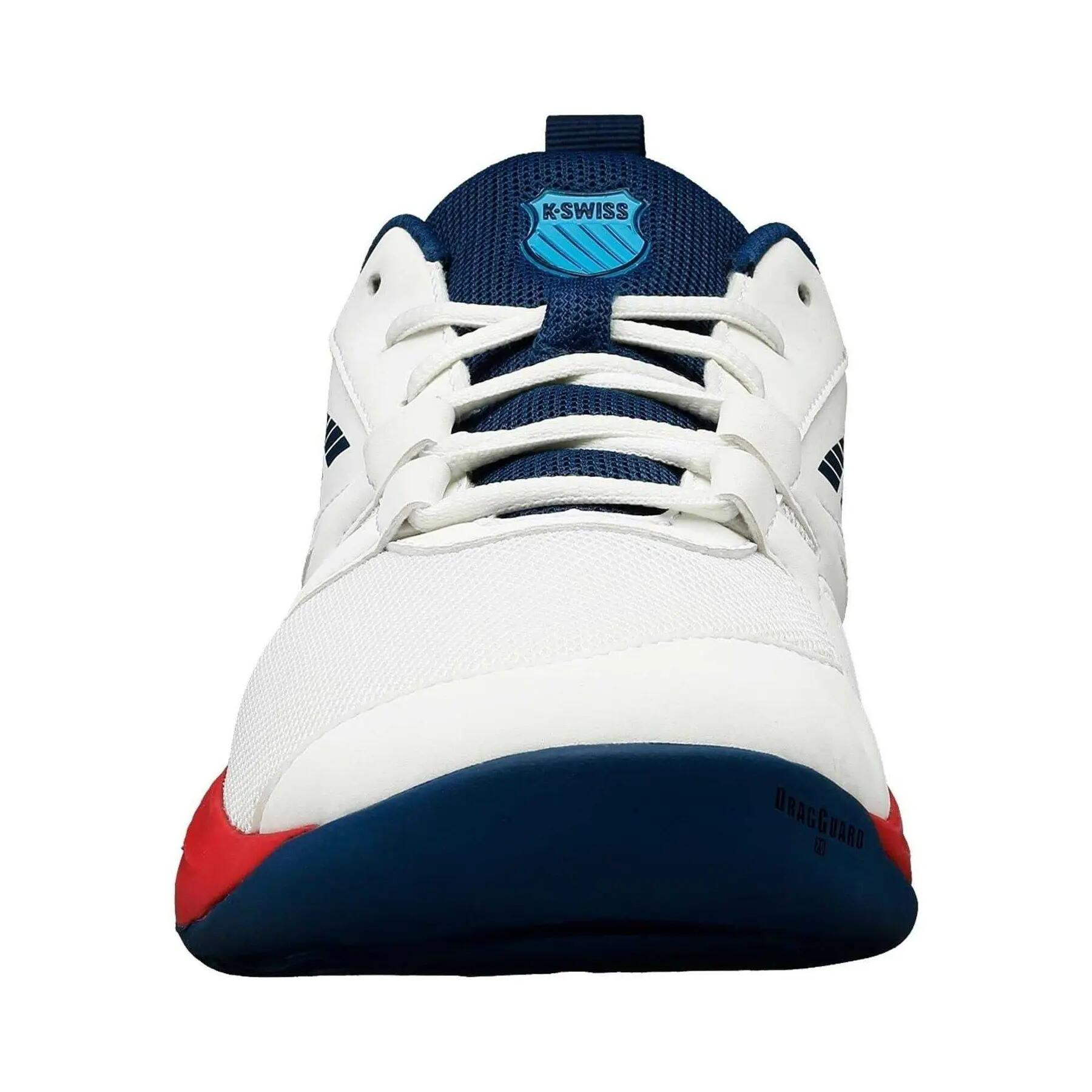 Escarpins Tennis SPEED TRAC Garçon (Blanc / Bleu) 5/5