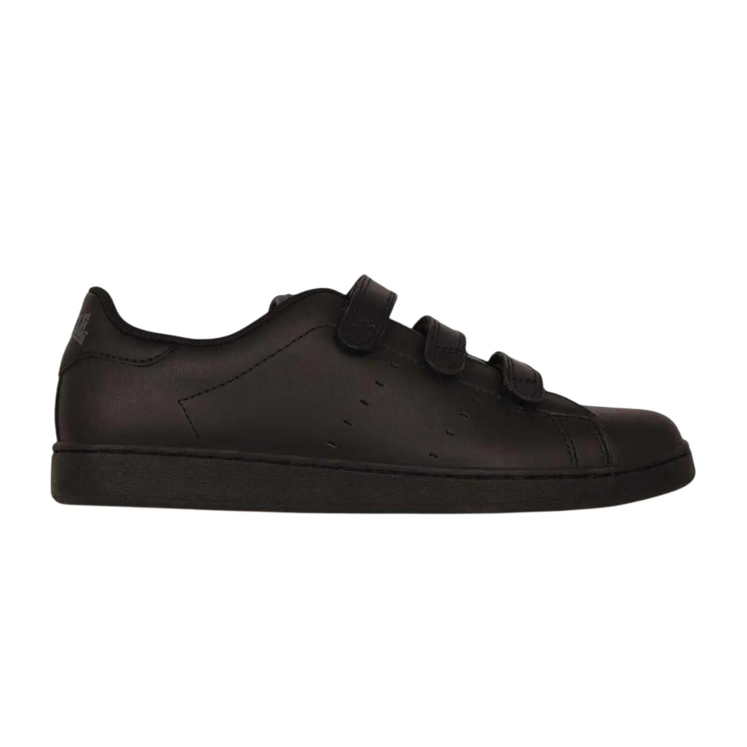Scarpe Sportive PelleBambini Lonsdale Leyton Nero 5/6