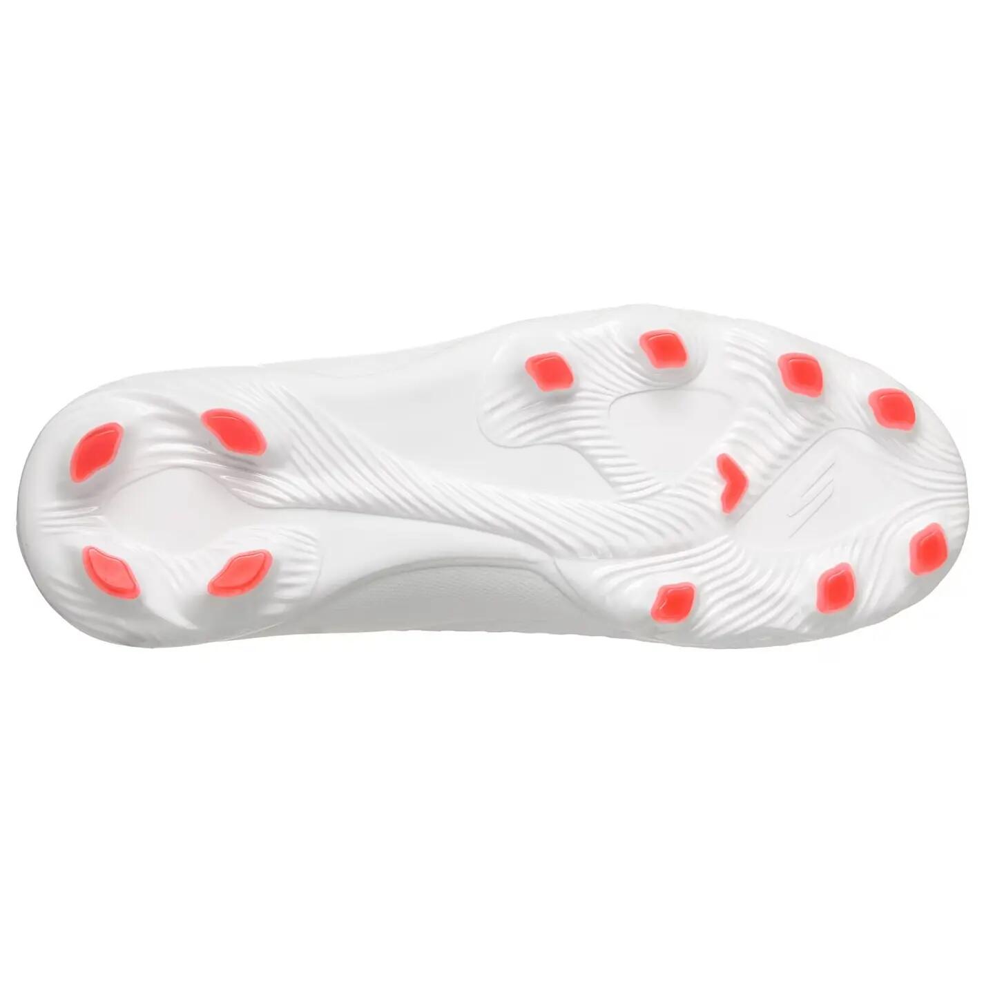 Chaussures De Foot Pour Terrain Ferme SKX Enfant (Blanc / Bleu) 3/5