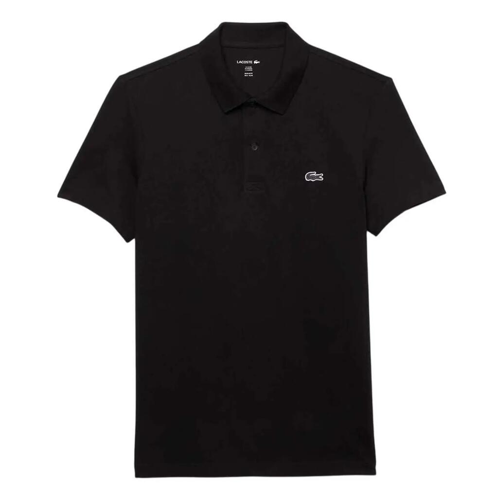 Mens Chest Logo Regular Polo Shirt (Black)