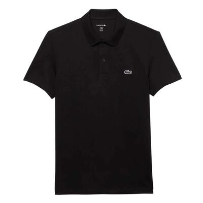Pole lacoste in forma normale in cotone nero