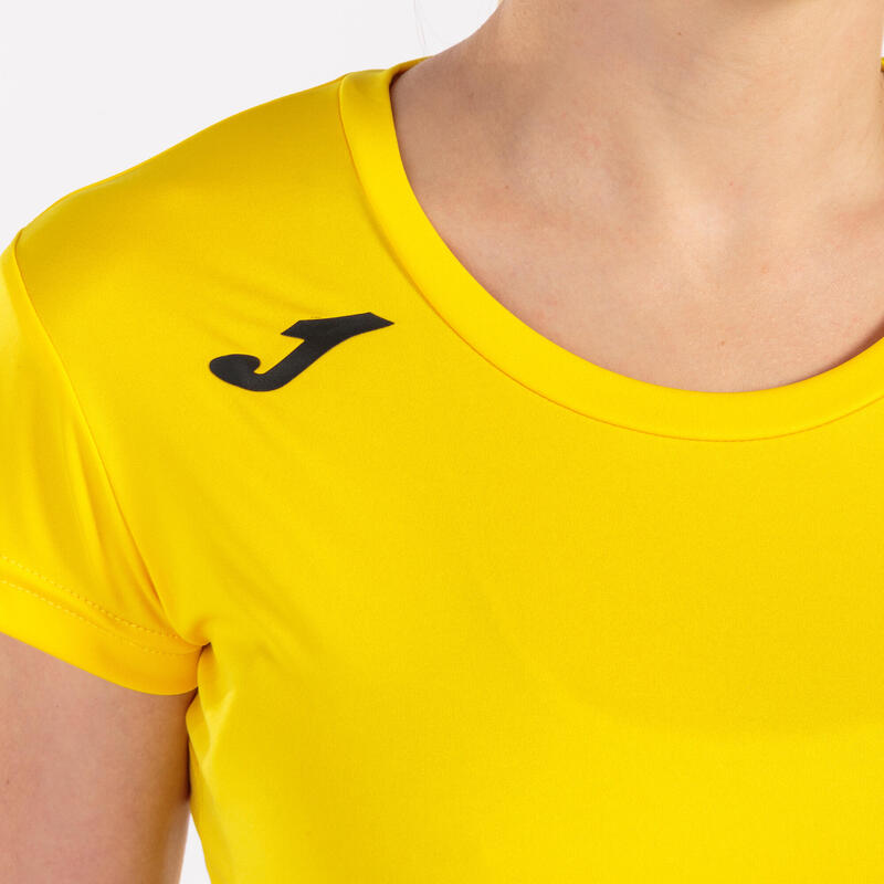 Maillot manches courtes Fille Joma Record ii jaune