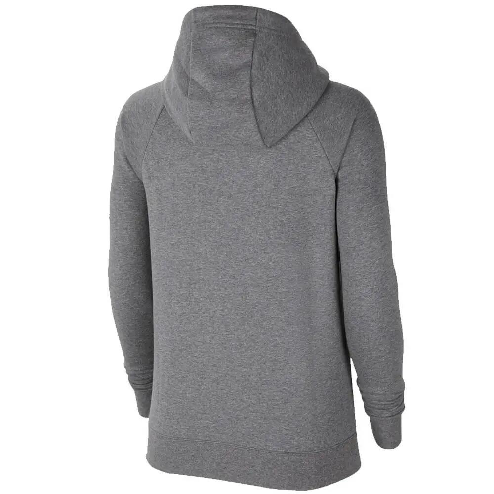 Felpa con cappuccio full zip donna ( fleece) nike grigio 2/4