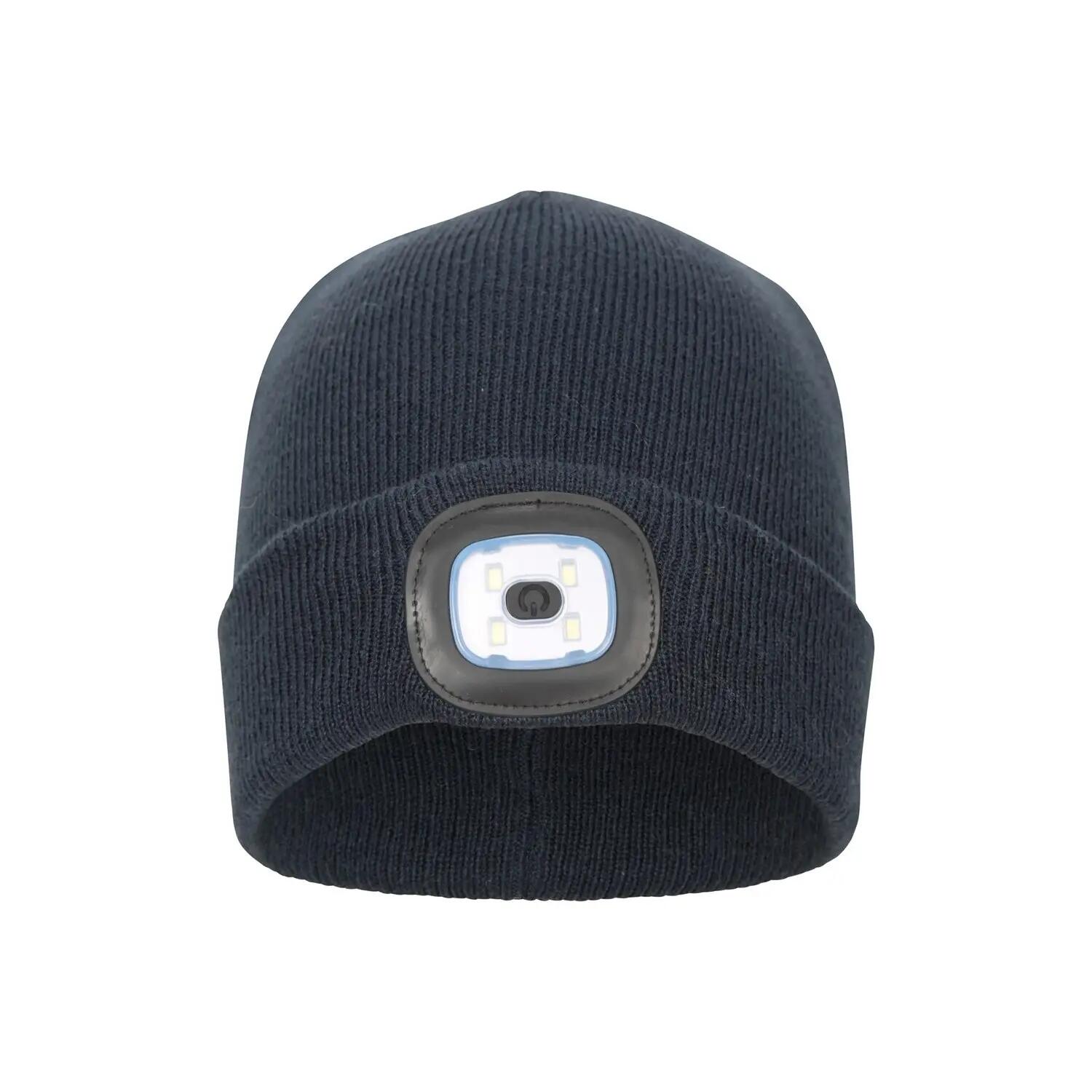 "Highlands" Beanie mit Lampe für Kinder Marineblau 5/5
