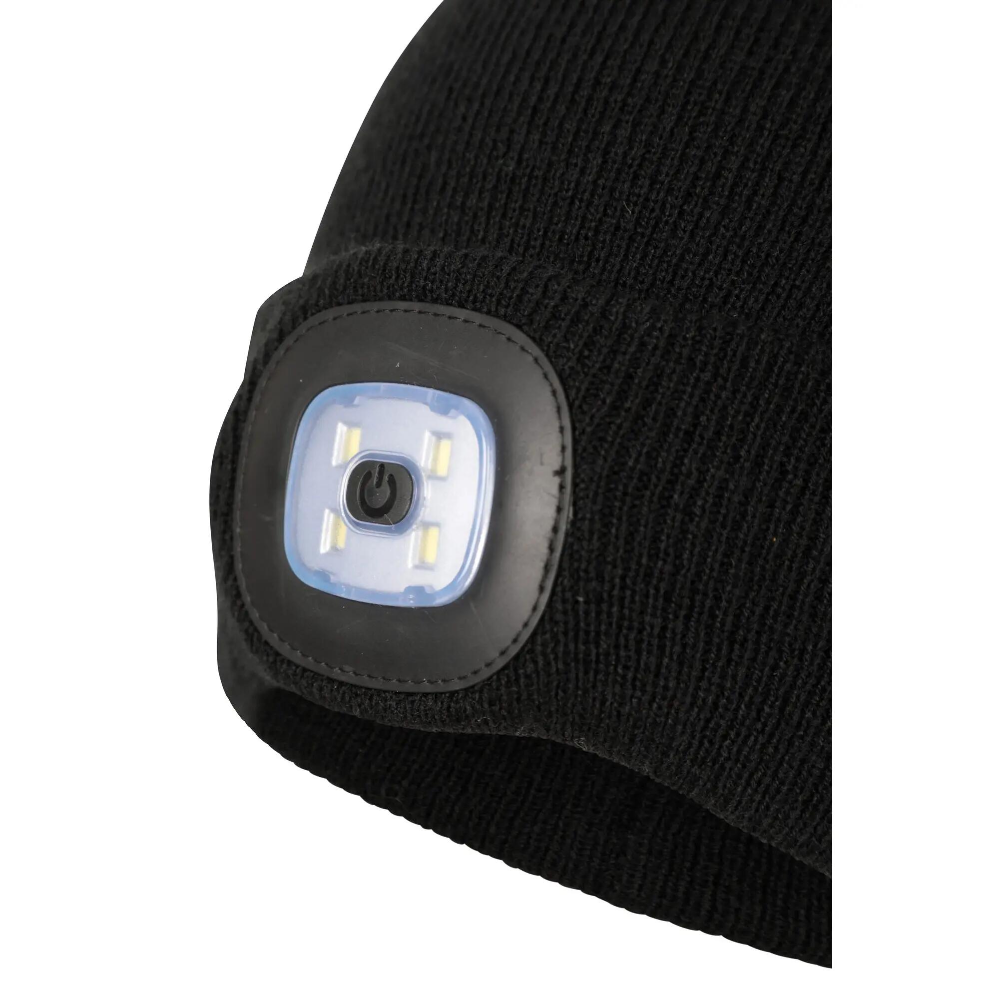Cappello Berretto Con Luce Uomo Mountain Warehouse Highlands Nero 6/6