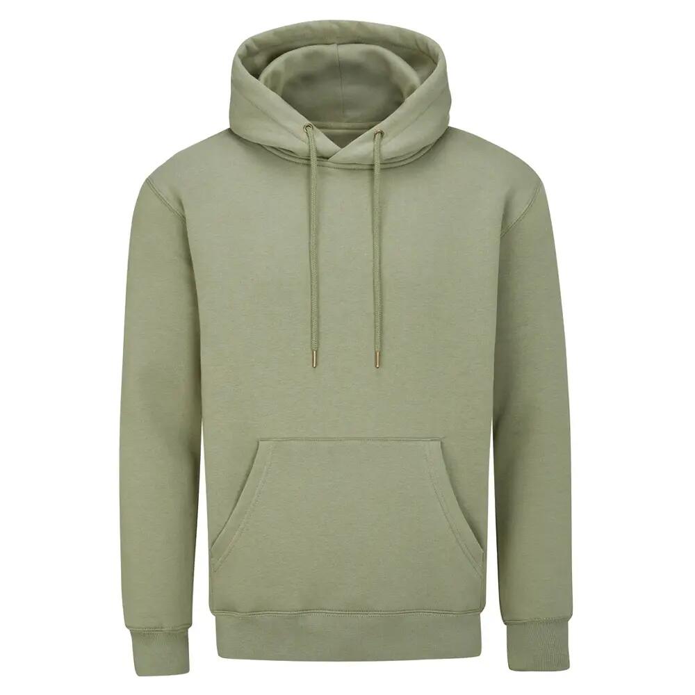 Sweat À Capuche ESSENTIAL Adulte (Vert Kaki Clair) 2/2