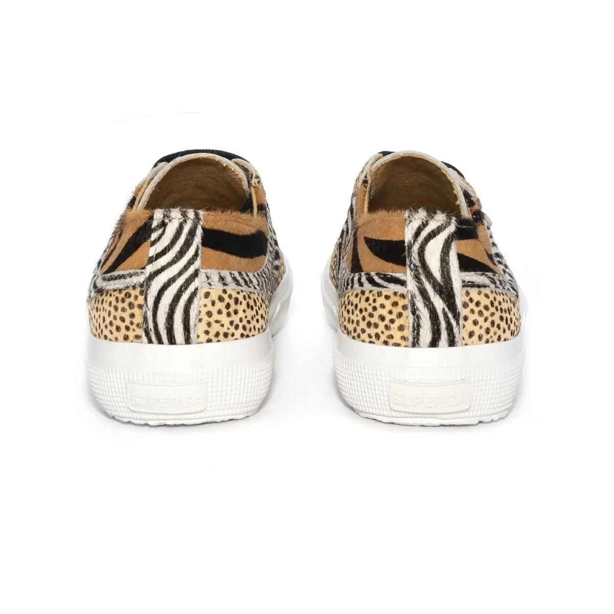 Baskets COTU Femme (Marron / Noir / Blanc) 2/4