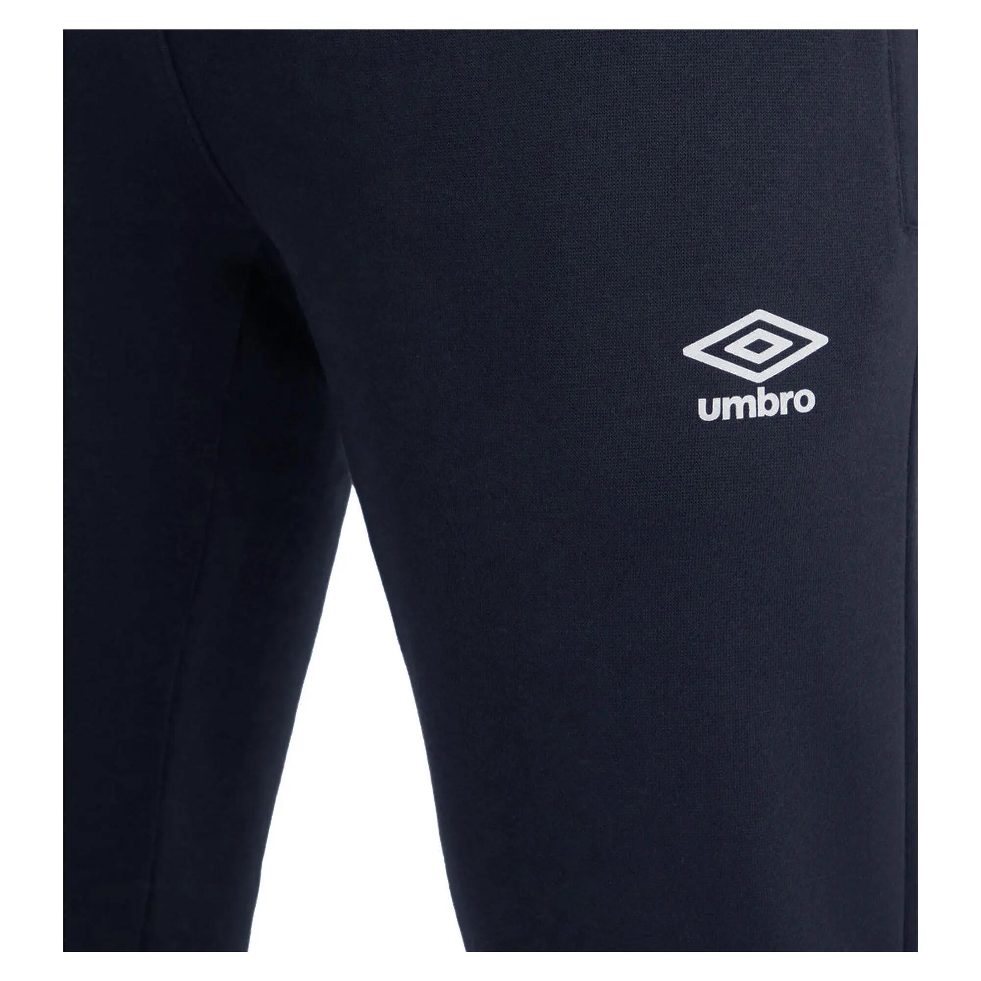 Pantaloni Da Jogging Conico Uomo Umbro Blu Navy 4/4