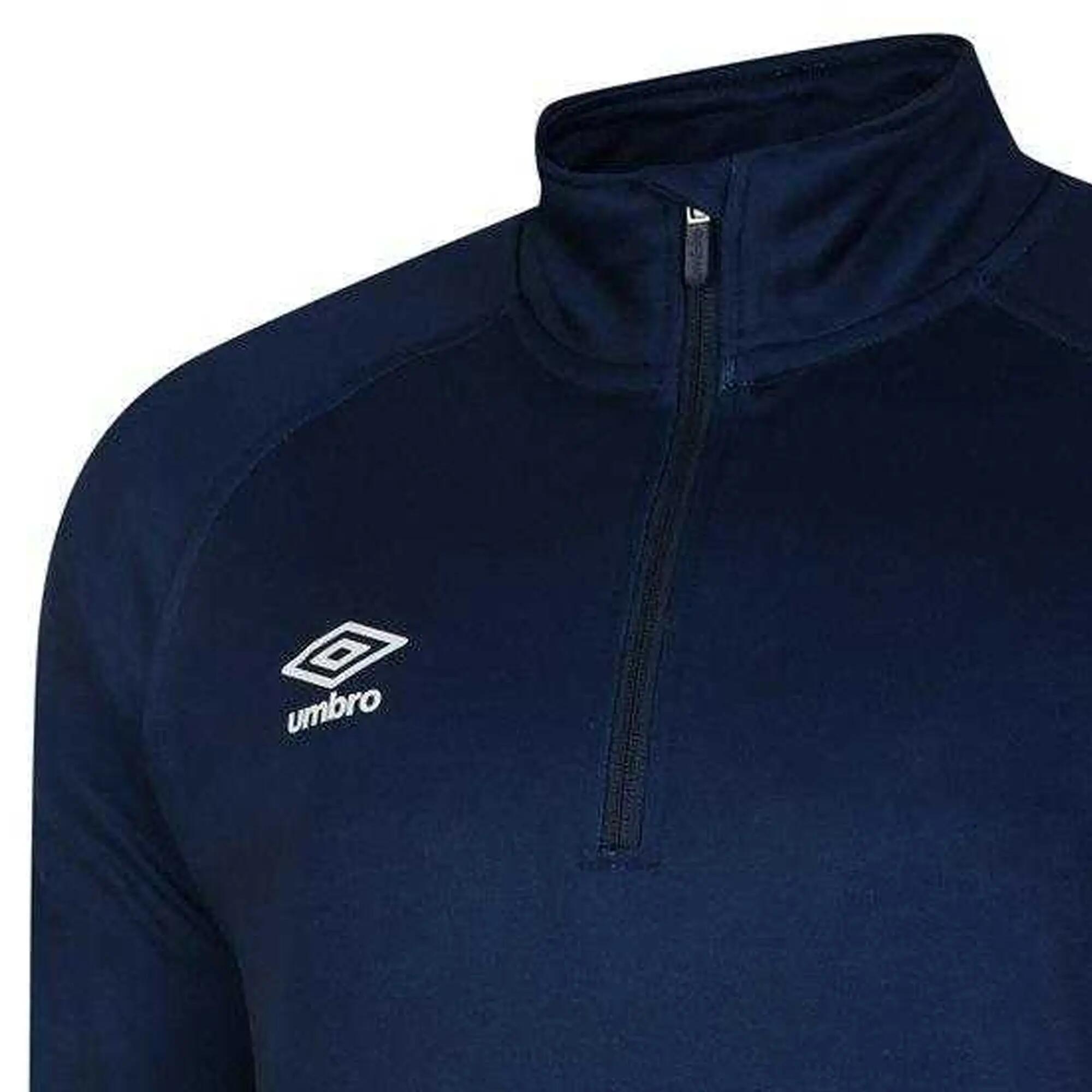 Giacca Da Tuta Cerniera Ad Un Quarto Bambini Umbro Total Training Blu Navy Blu 3/5