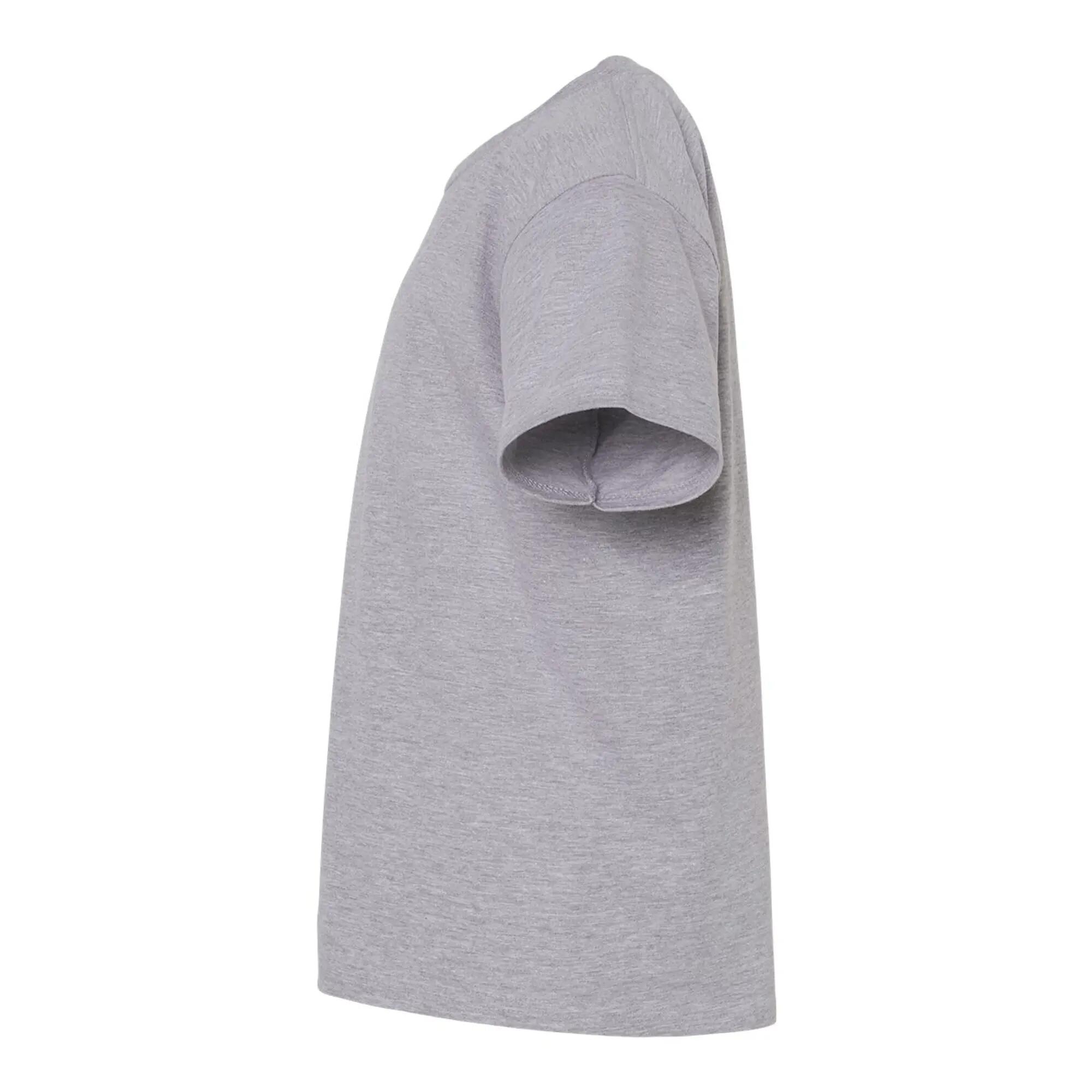 Maglietta Bambini Gildan Softstyle Grigio Freddo 3/3