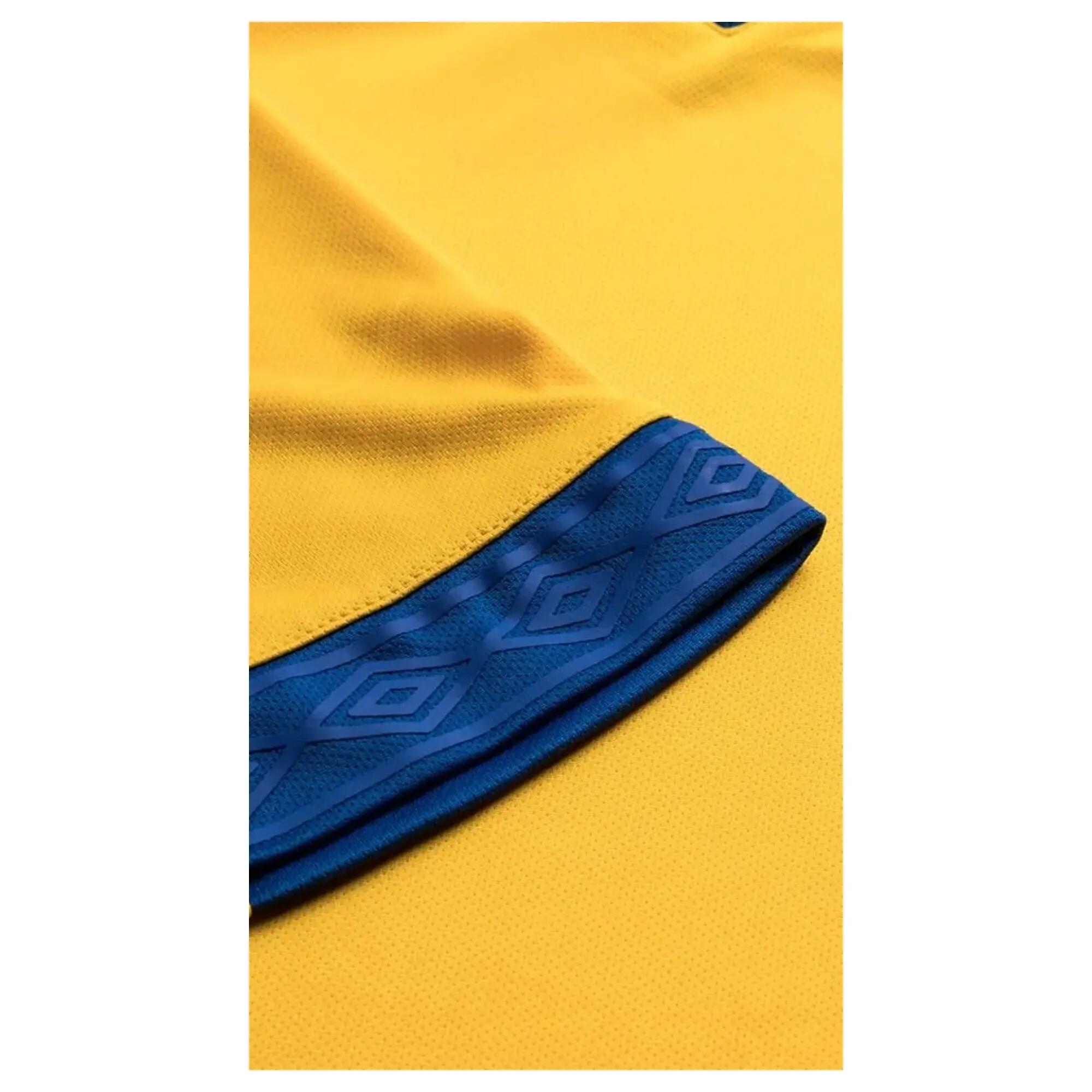 "Tempest" Trikot für kurzärmlig Kinder Gelb/Königsblau 4/4