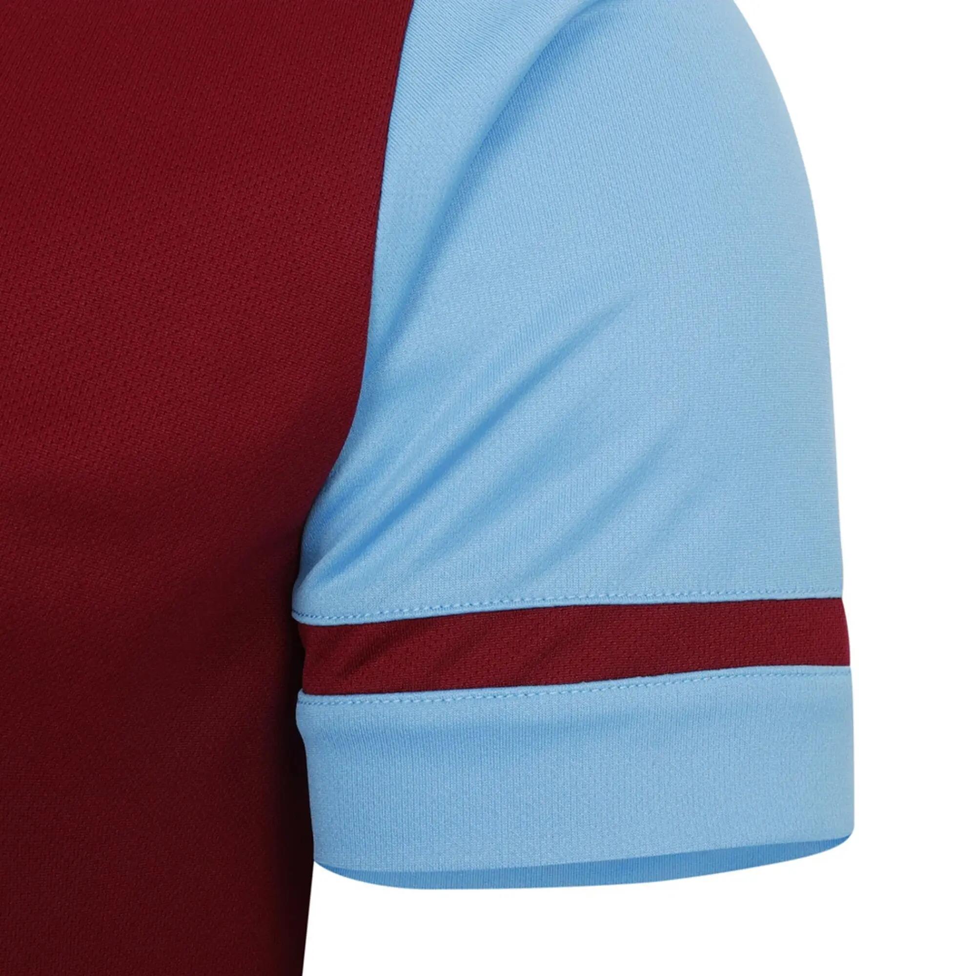 "Cavelle" Trikot für Kinder Weinrot/Himmelblau 4/4