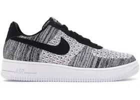 Scarpe - Walking - Uomo - Air Force 1 Flyknit 2 - Nero/Platino 3/3