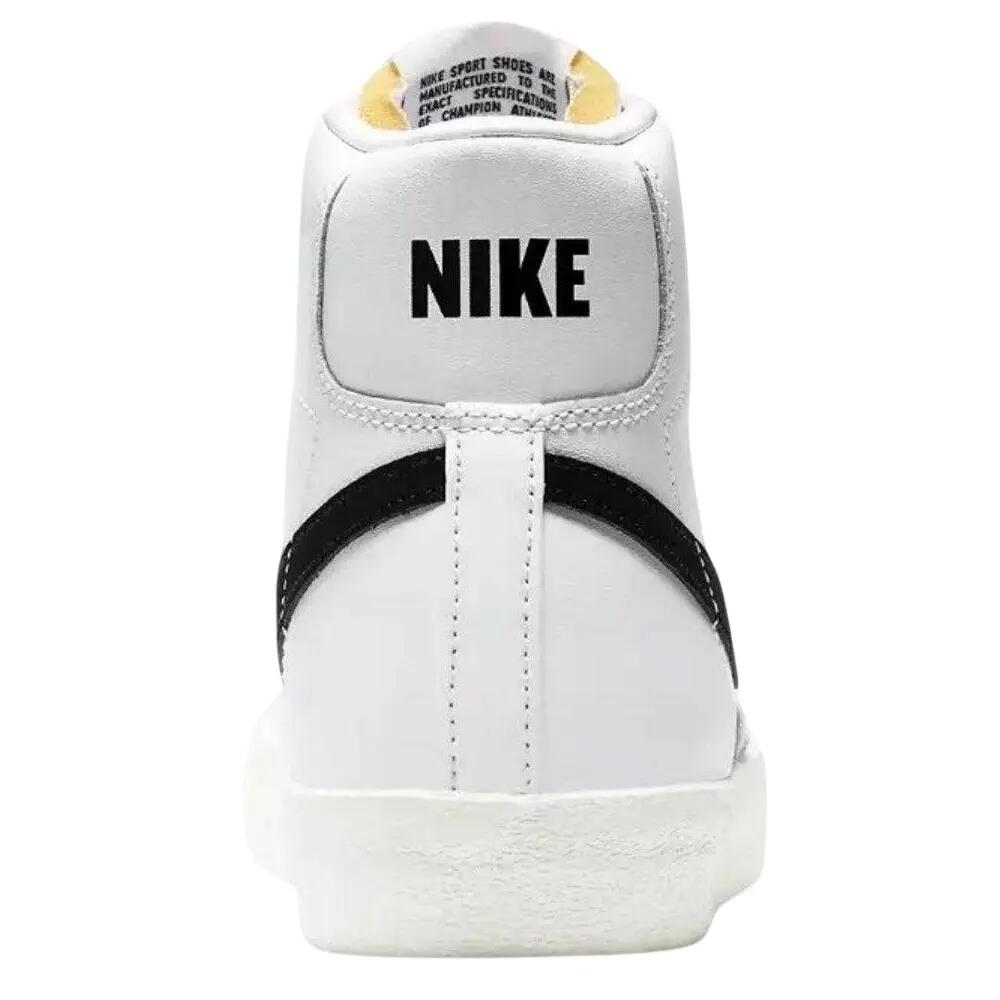 Scarpe Sportive Pelle Taglio MedioAdulto Unisex Nike Blazer 77 Bianco Nero 2/7