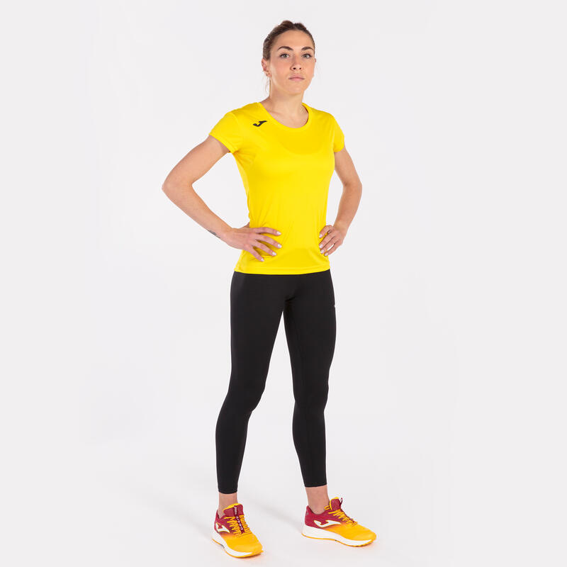 Maillot manches courtes Fille Joma Record ii jaune