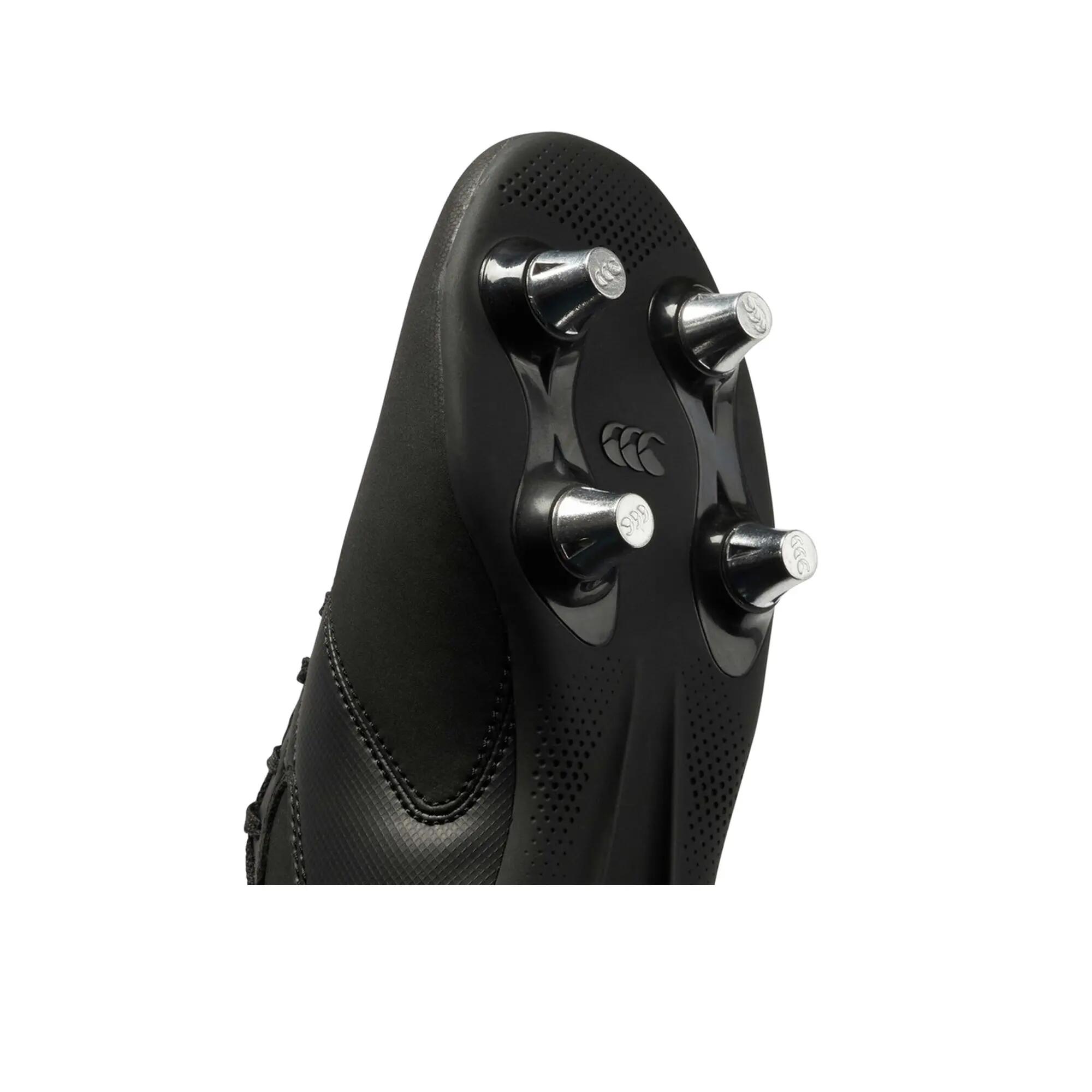 Scarpe Da Rugby Per Terreni Morbidi Bambini Canterbury Phoenix Raze Nero Bianco 6/6