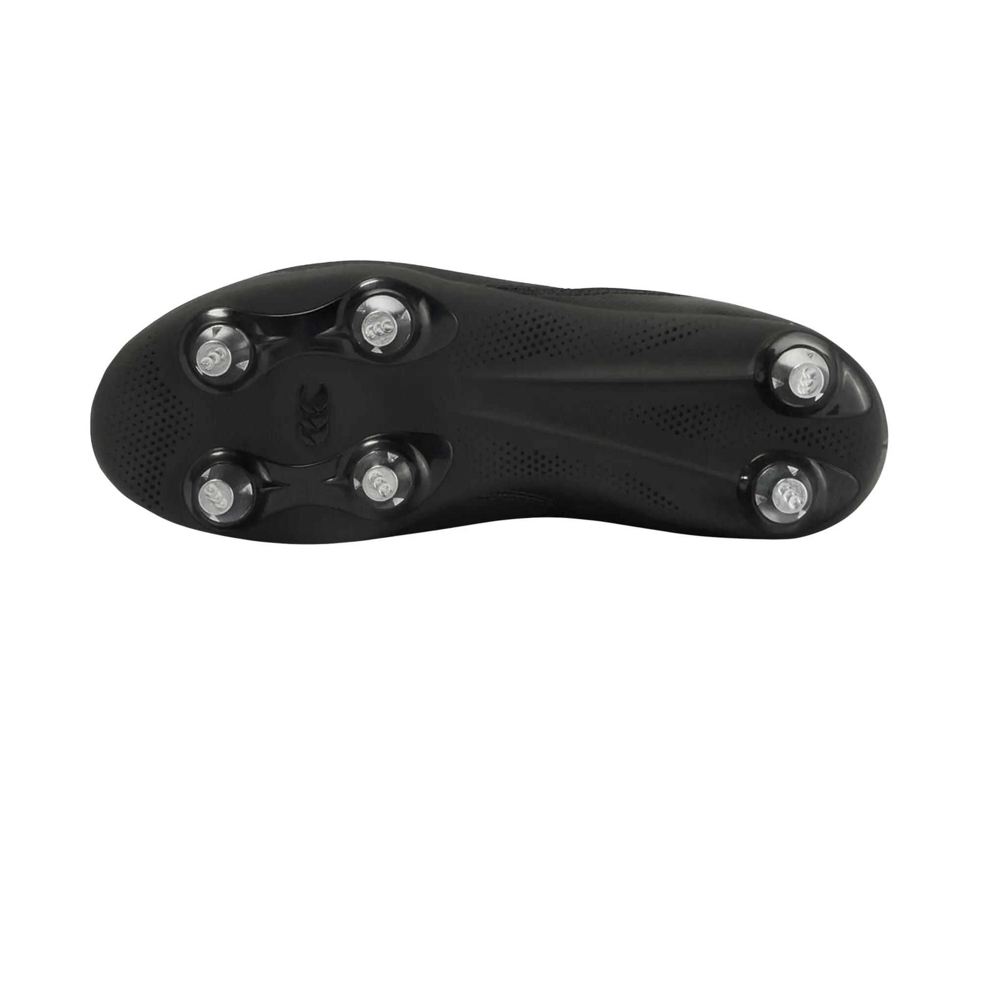 Scarpe Da Rugby Per Terreni Morbidi Bambini Canterbury Phoenix Raze Nero Bianco 5/6