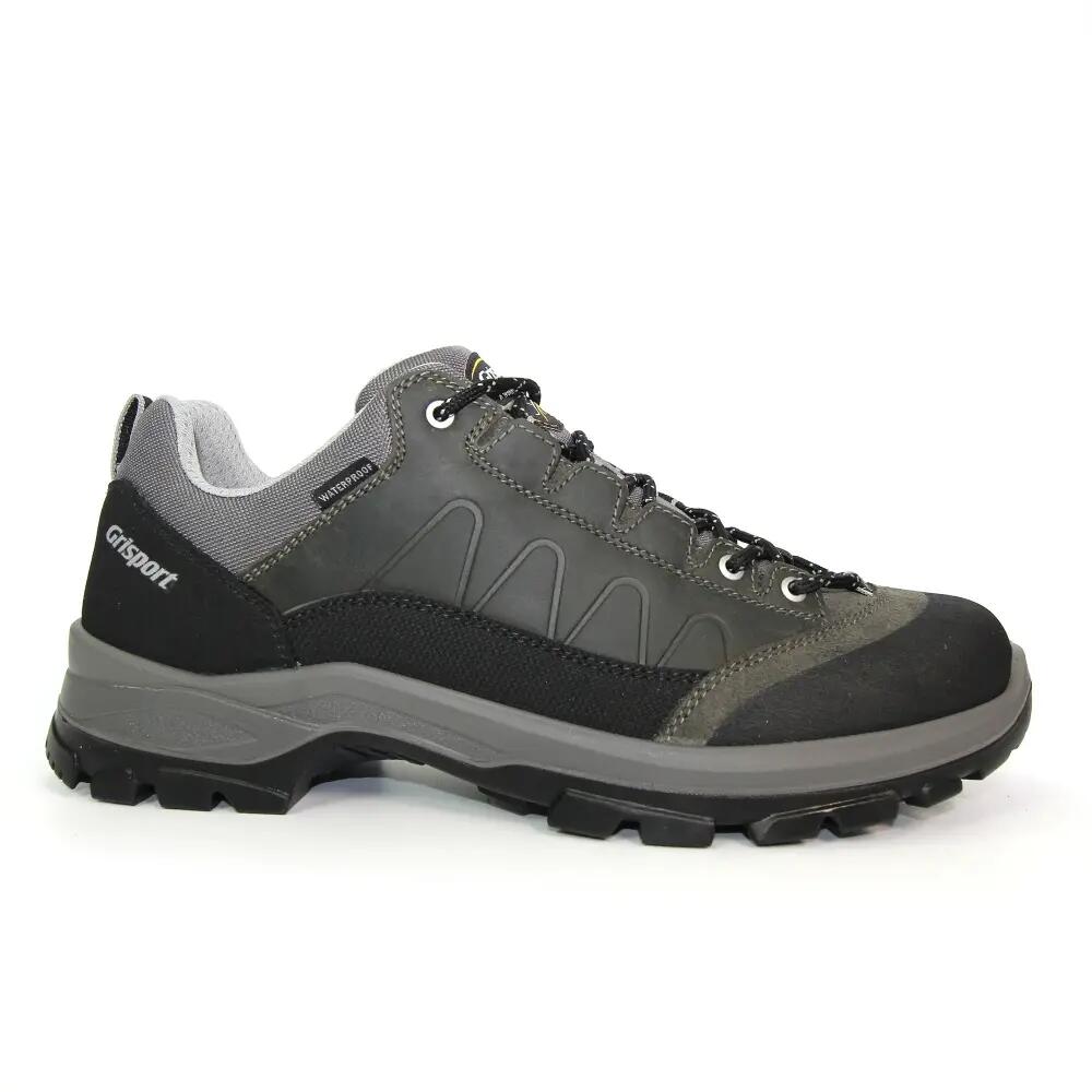 KratosLo Scarpe Da Passeggio Pelle Cerata Bambini Grisport Kratos-Lo Verde Nero 5/6