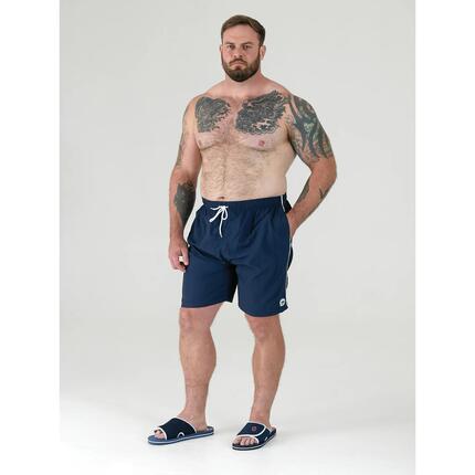 D555 Short De Bain Uni Grande Taille YARROW Homme (Bleu Marine)