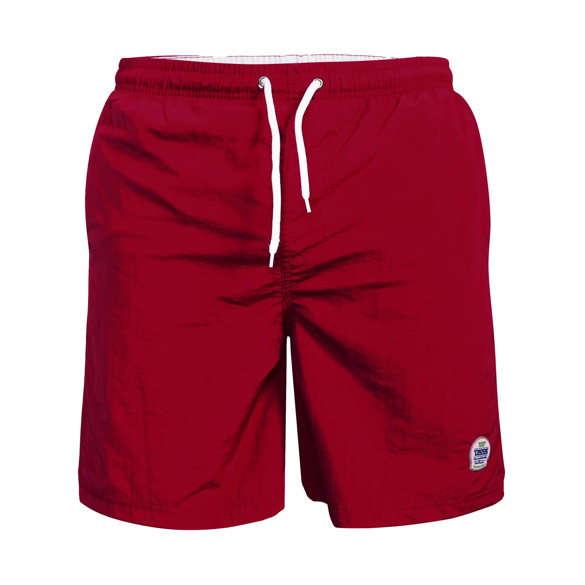 D555 Short De Bain Uni Grande Taille YARROW Homme (Rouge) 2/6