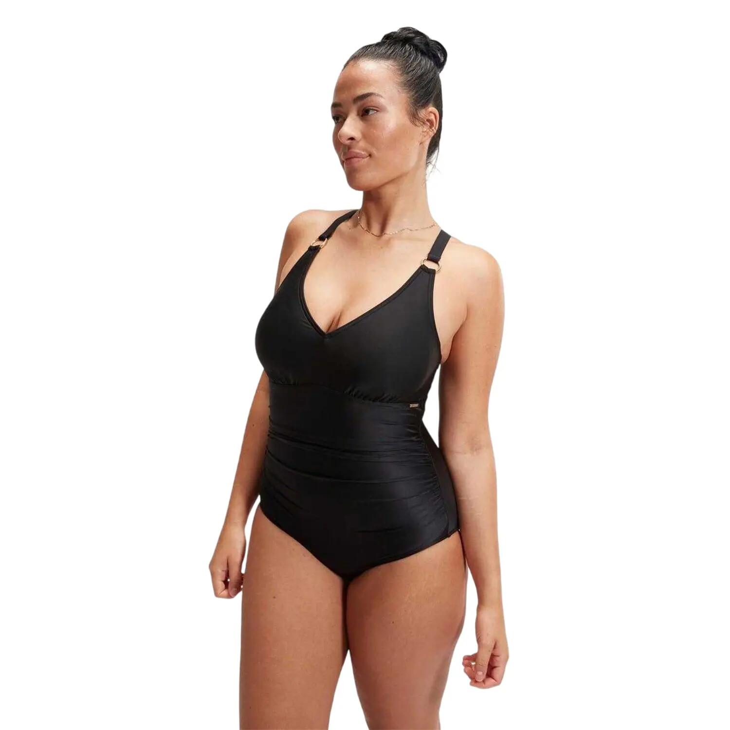 Costume Da Bagno Intero Donna Speedo Shaping Nero 3/7