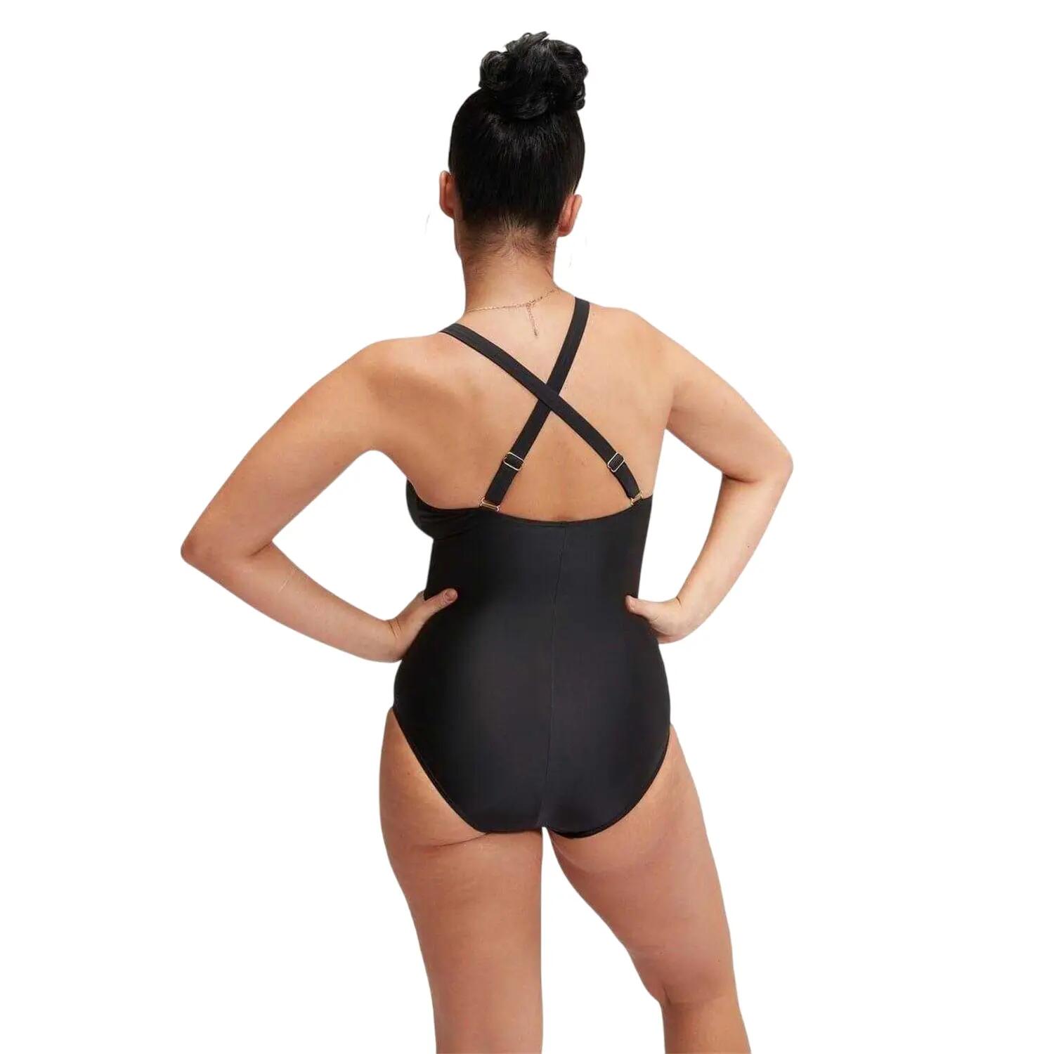 Costume Da Bagno Intero Donna Speedo Shaping Nero 2/7