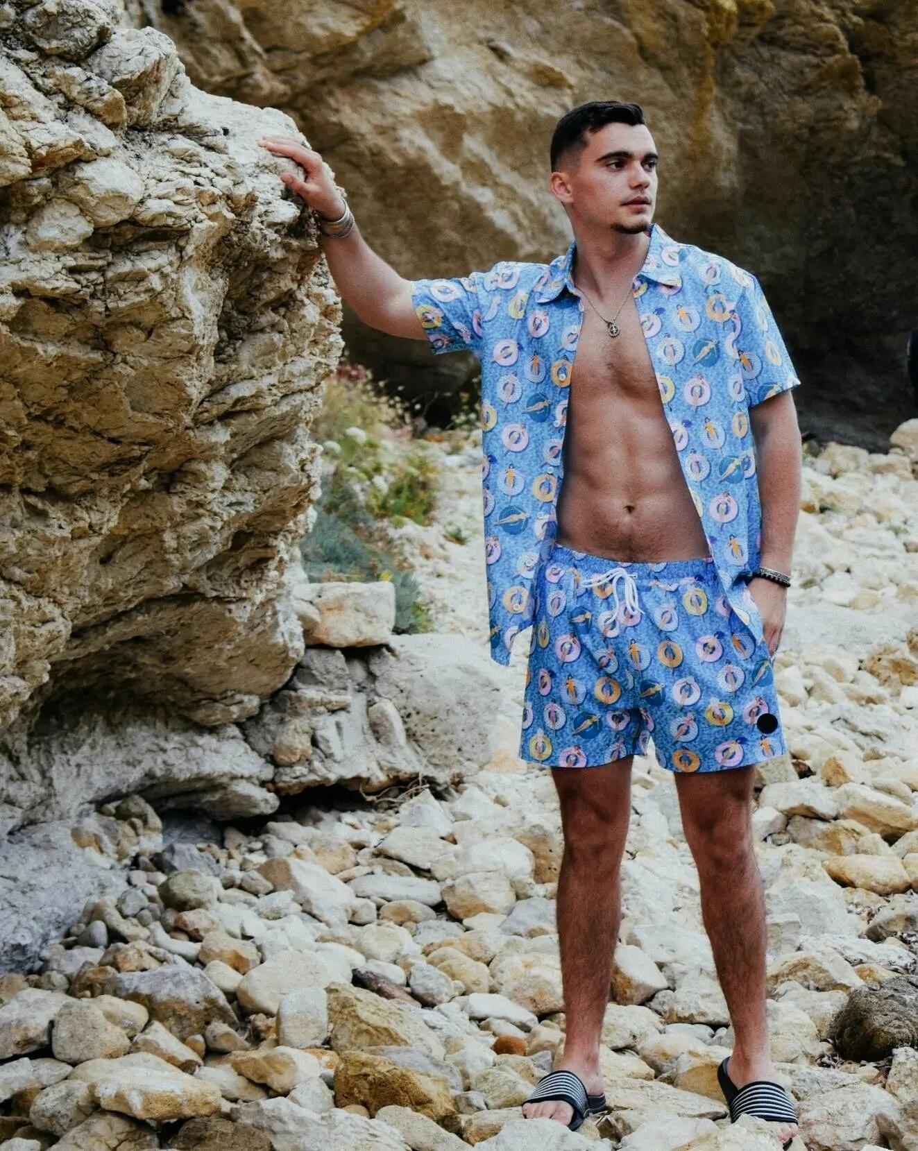 Pantaloncini da bagno da uomo Poolside 5/7