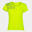 T-shirt manga curta trail Mulher Joma Elite viii amarelo fluorescente