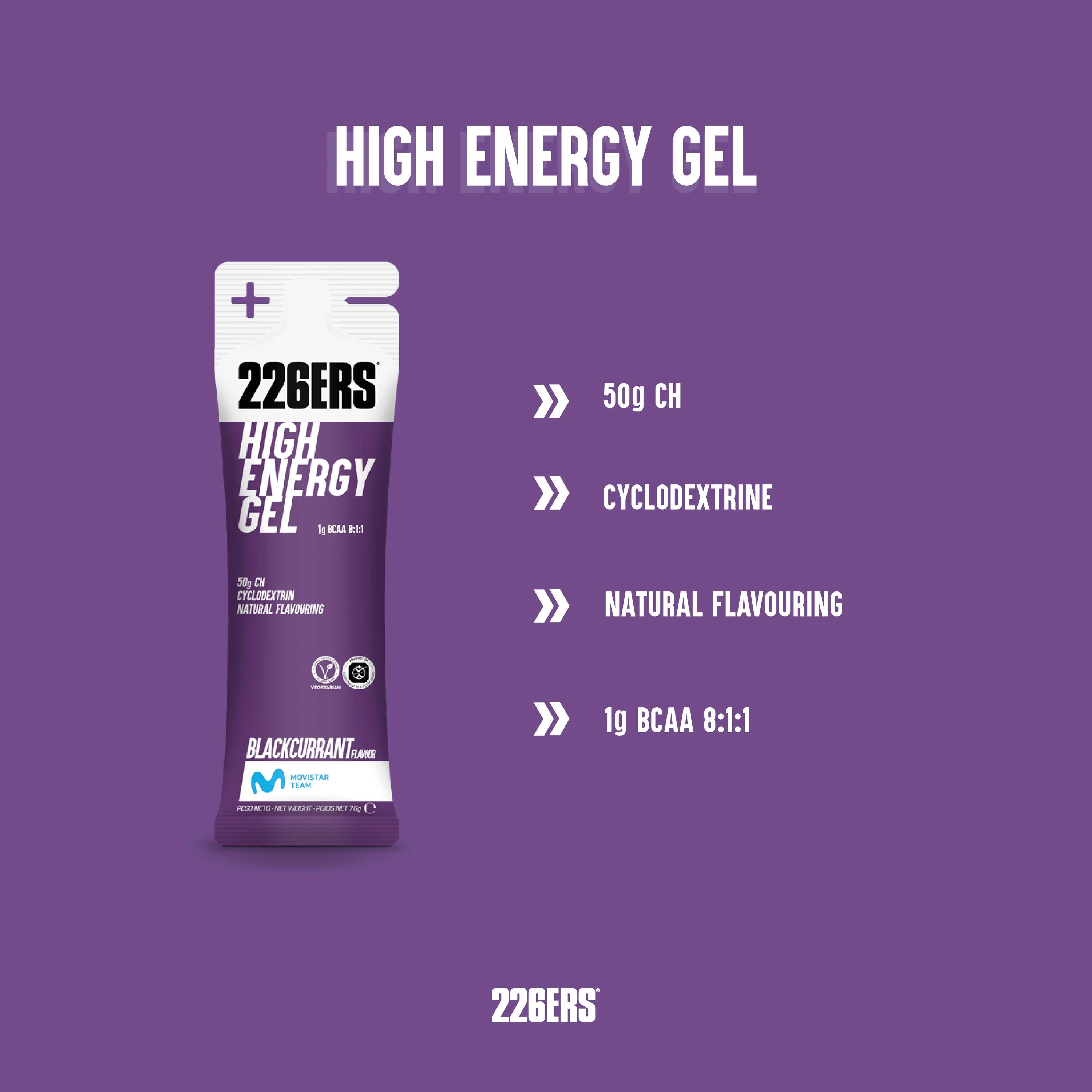 Żel energetyczny 226ers BCAA wysoka energia 76g czarna porzeczka 3/7