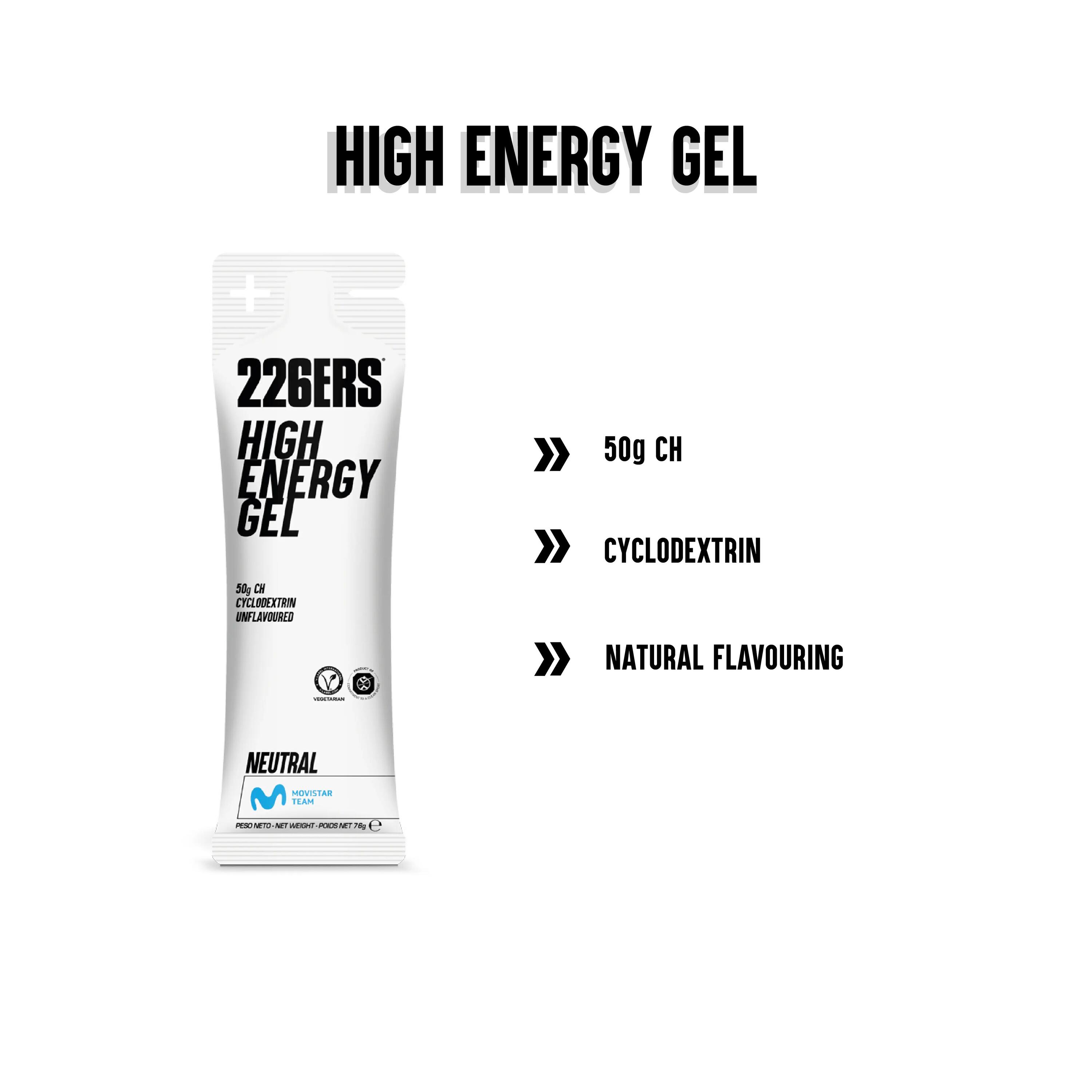 HIGH ENERGY GEL 76g NEUTRAL 3/8