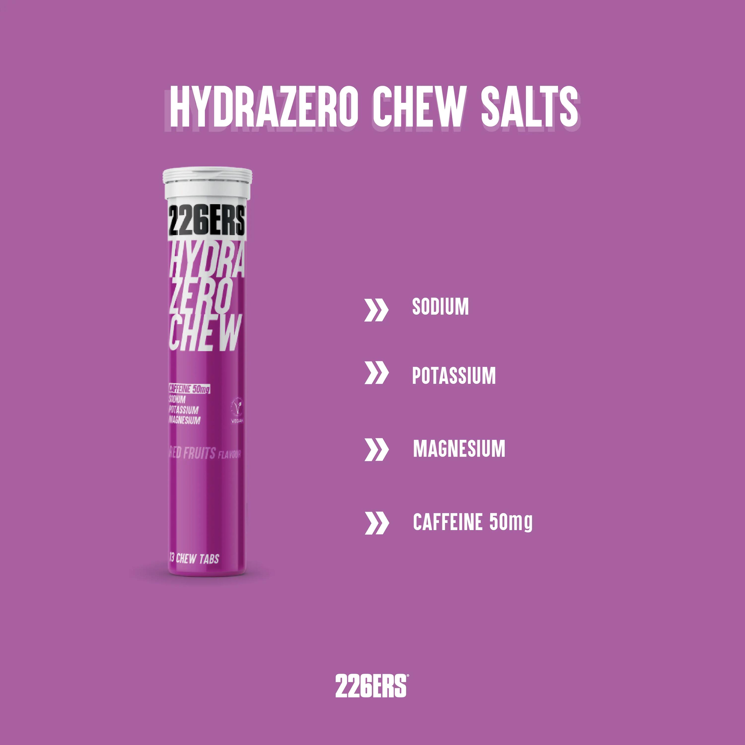 HYDRAZERO CHEW SALTS 13 Tabs RED FRUITS CAFFEINE 3/6