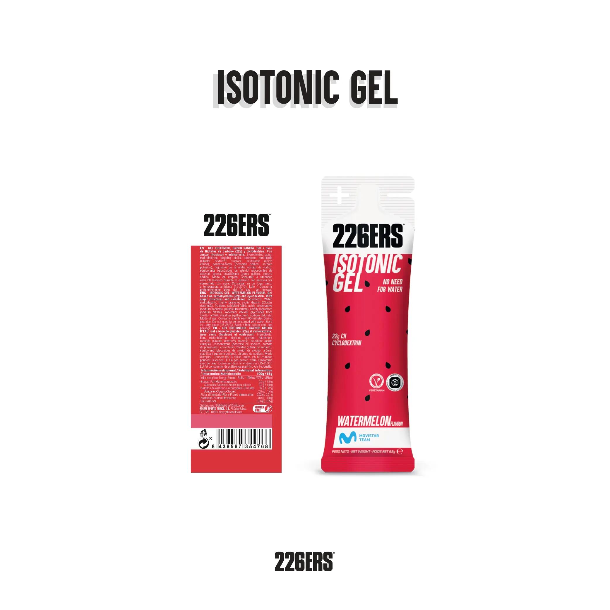 ISOTONIC GEL 24x68g WATERMELON 2/5