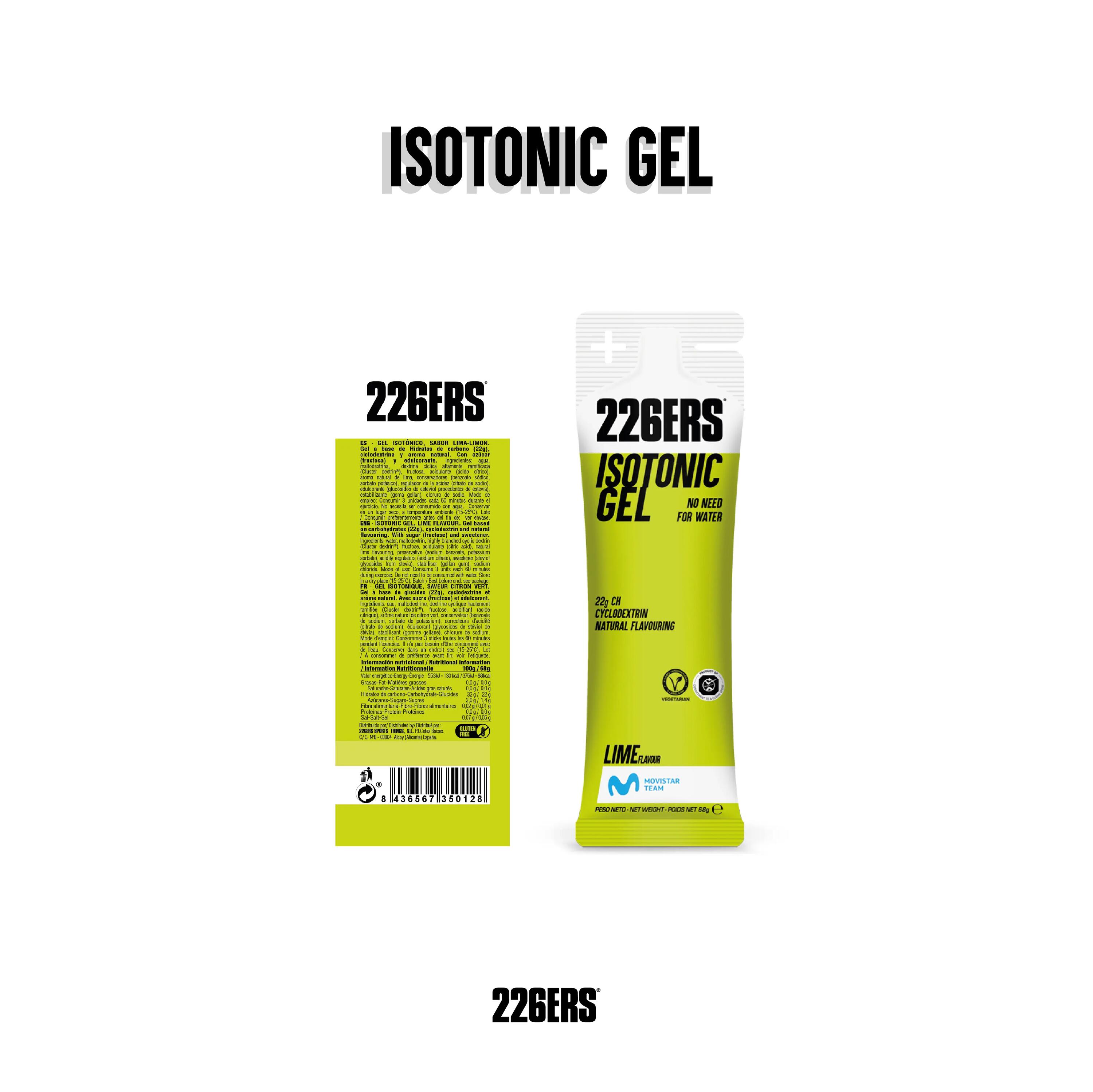 ISOTONIC GEL 24x68g LIME 2/6