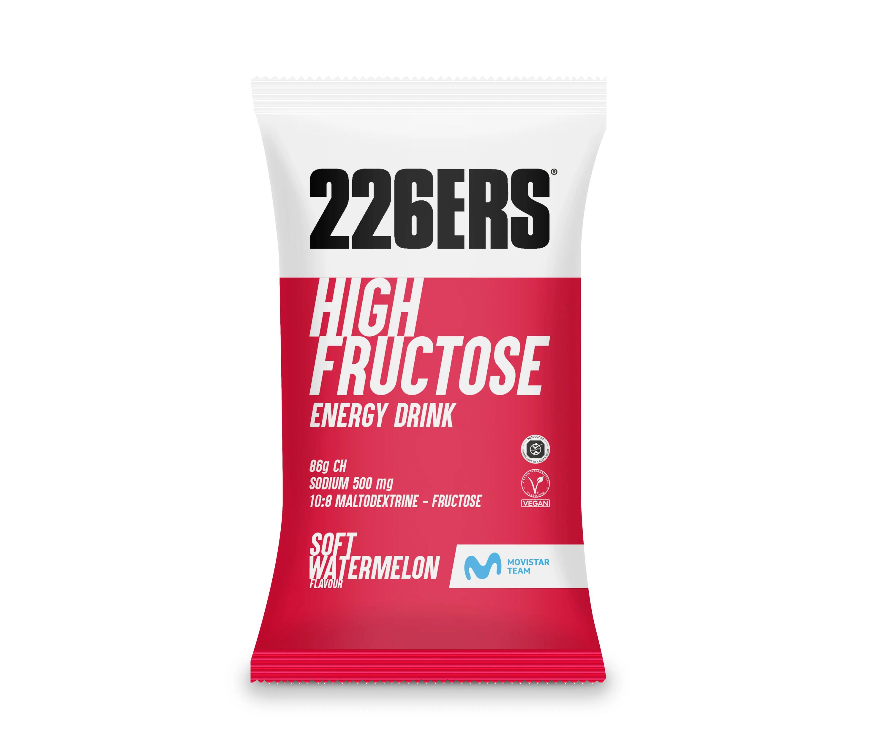 HIGH FRUCTOSE ENERGY DRINK 9x90g MONODOSE SOFT WATERMELON 2/3