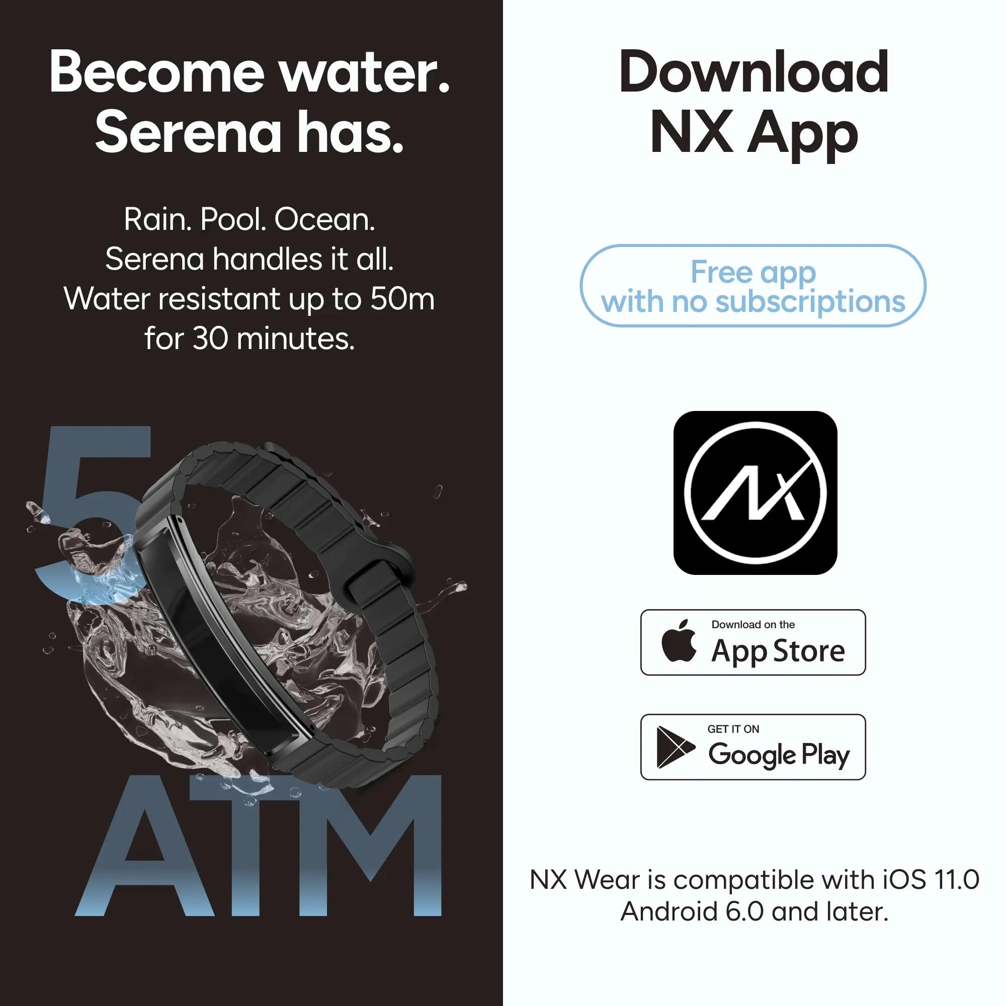 KSIX Serena Go Ultralight Smartband met display 11/11