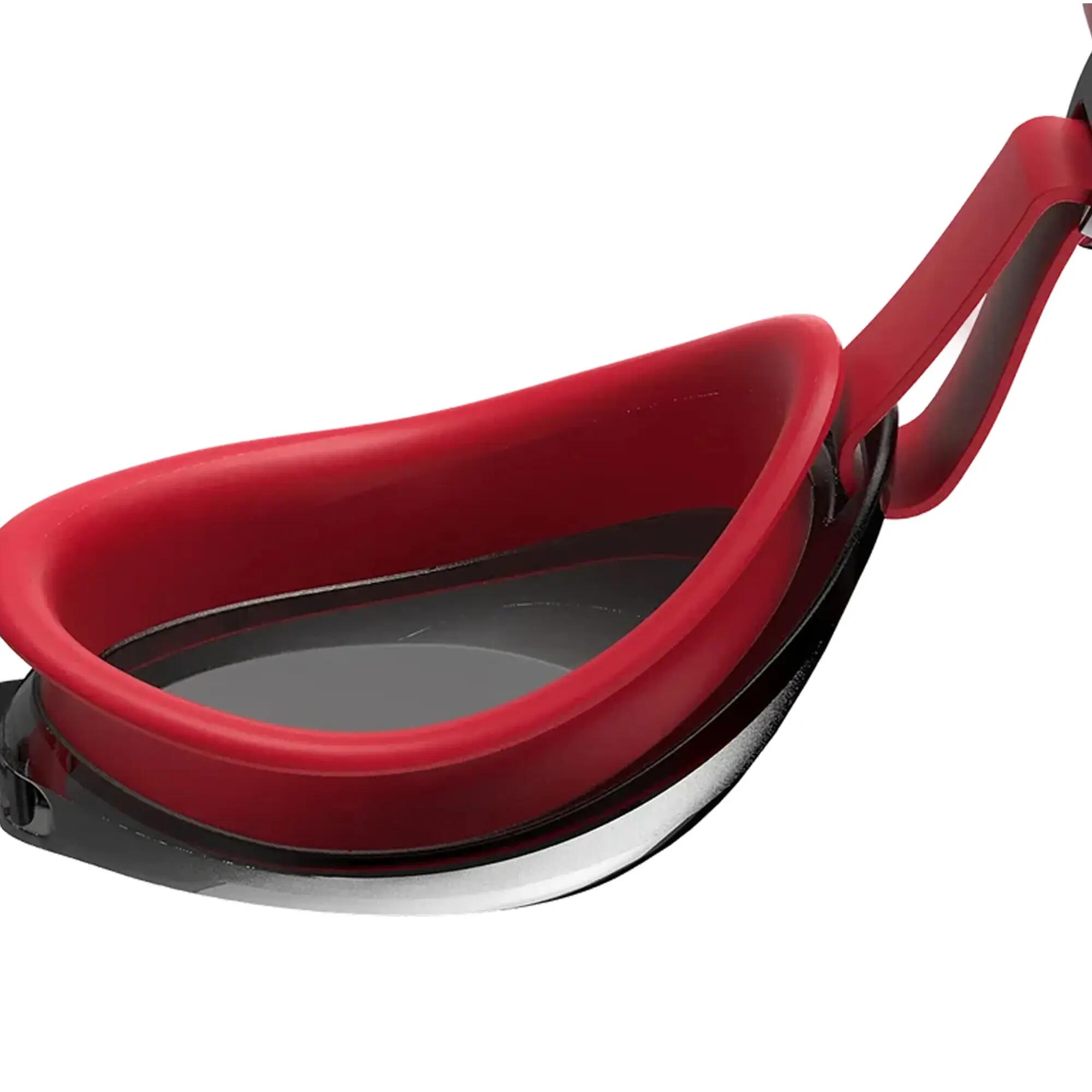Schwimmbrille JET 2.0 Speedo Rot/Schwarz mit getönten Gläsern 4/4