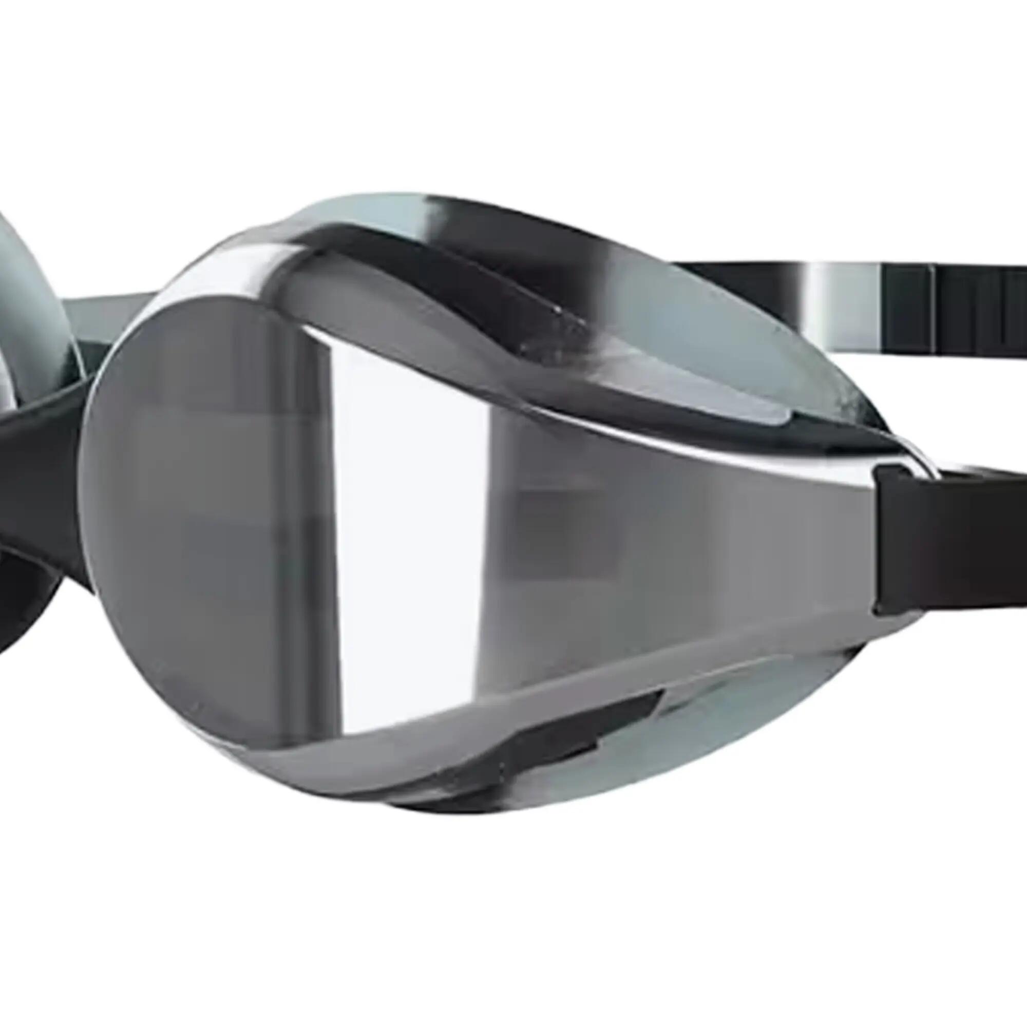 HYPER FLYER Kinder-Schwimmbrille Silber/Schwarz mit verspiegelten Gläsern 4/4