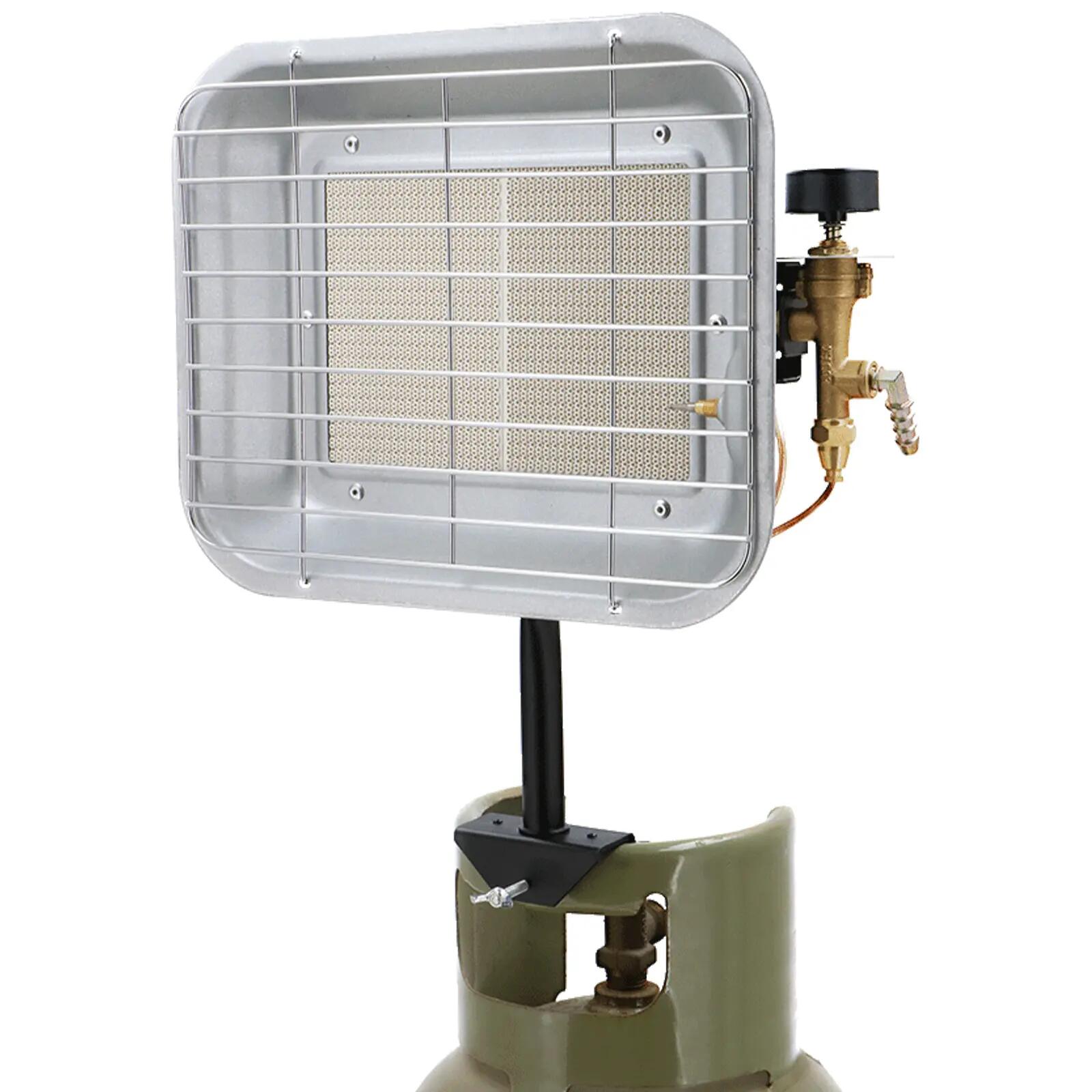 Calefactor de gas para tiendas de campaña cerámica infrarroja 30 mbar 4,5 kW 2/4